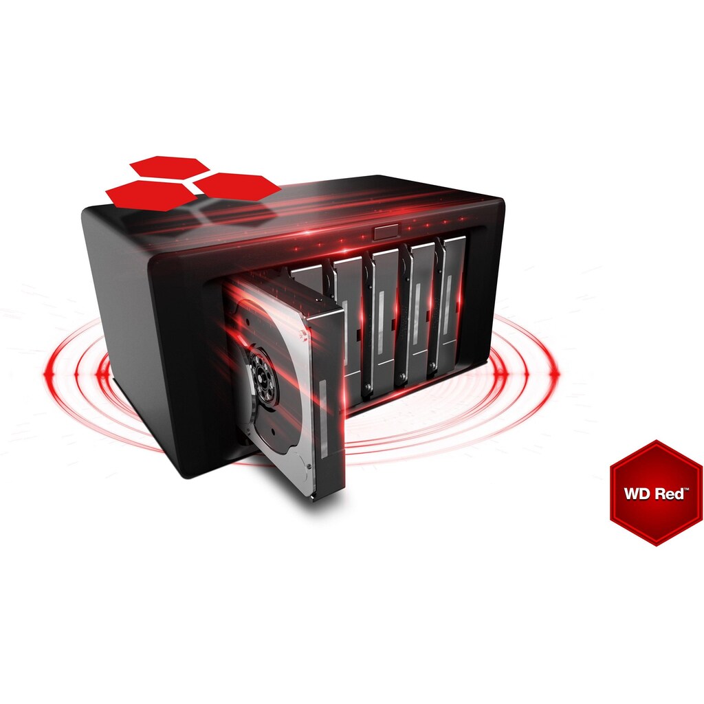 Western Digital HDD-NAS-Festplatte »WD Red™ Plus«, 3,5 Zoll, Anschluss SATA II