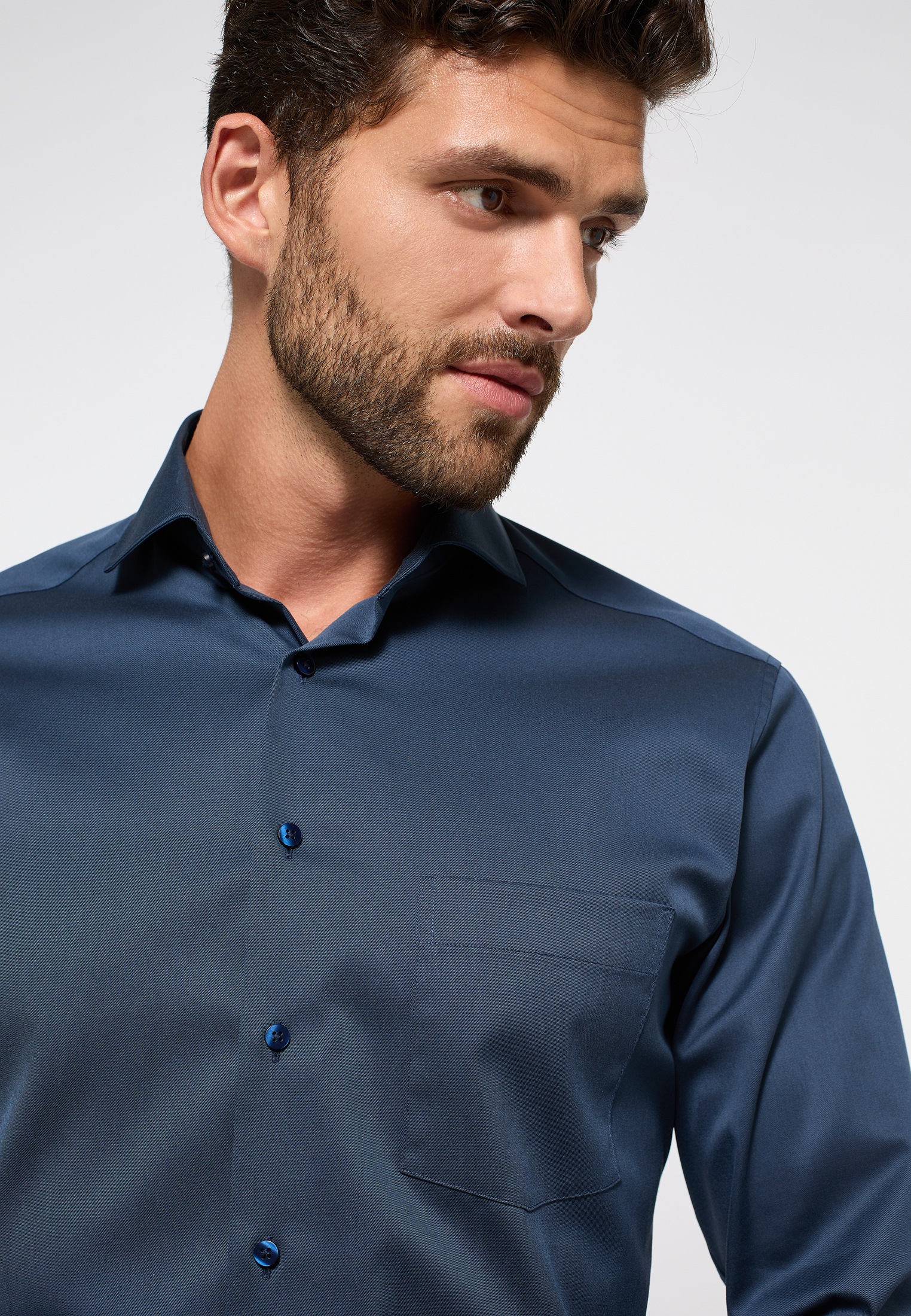 Thumbnail - Eterna Langarmhemd "MODERN FIT" NON IRON (bügelfrei)