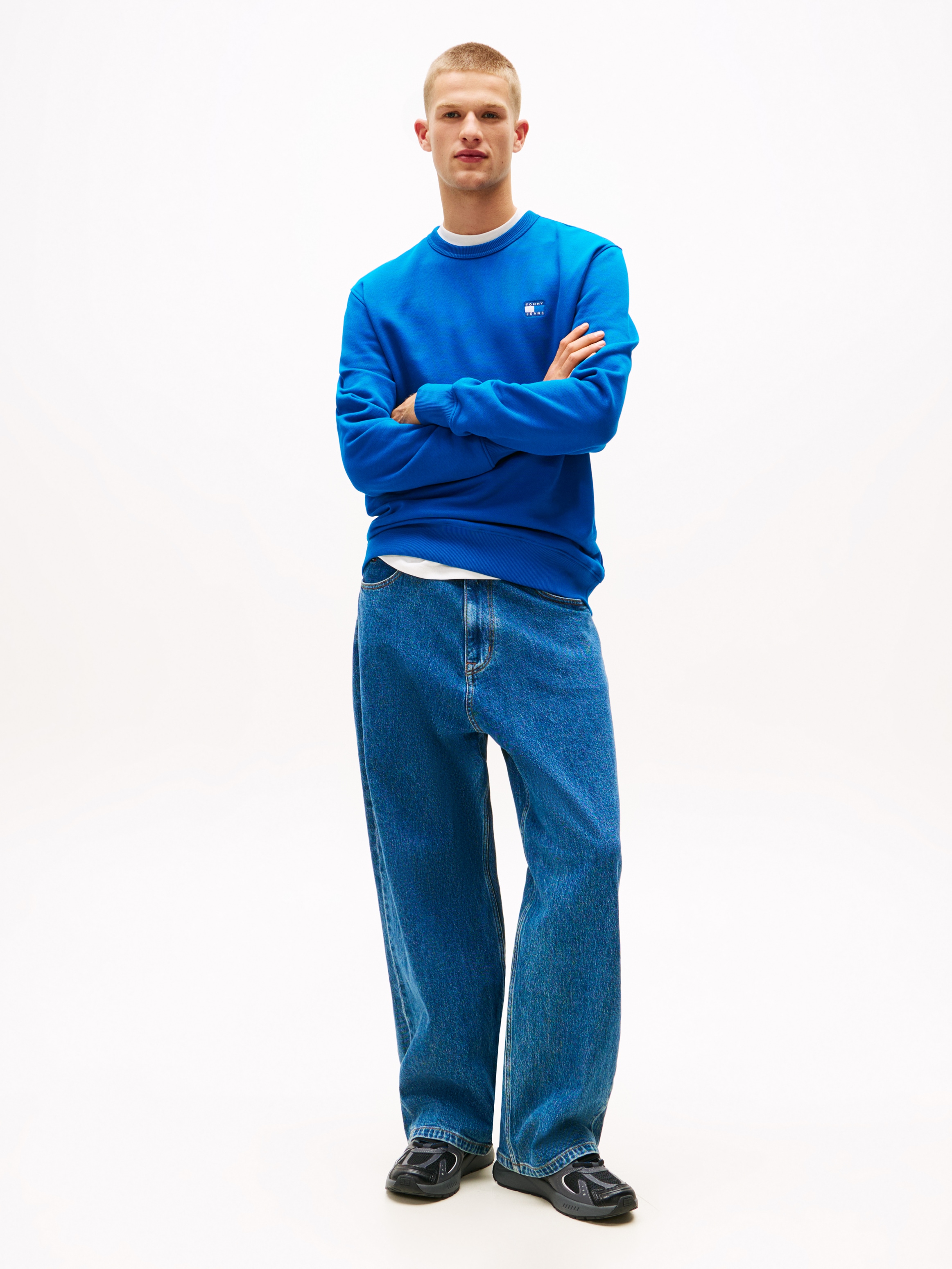 Tommy Jeans Sweatshirt »TJM REG BADGE CREW EXT«, Mit Rundhalsausschnitt