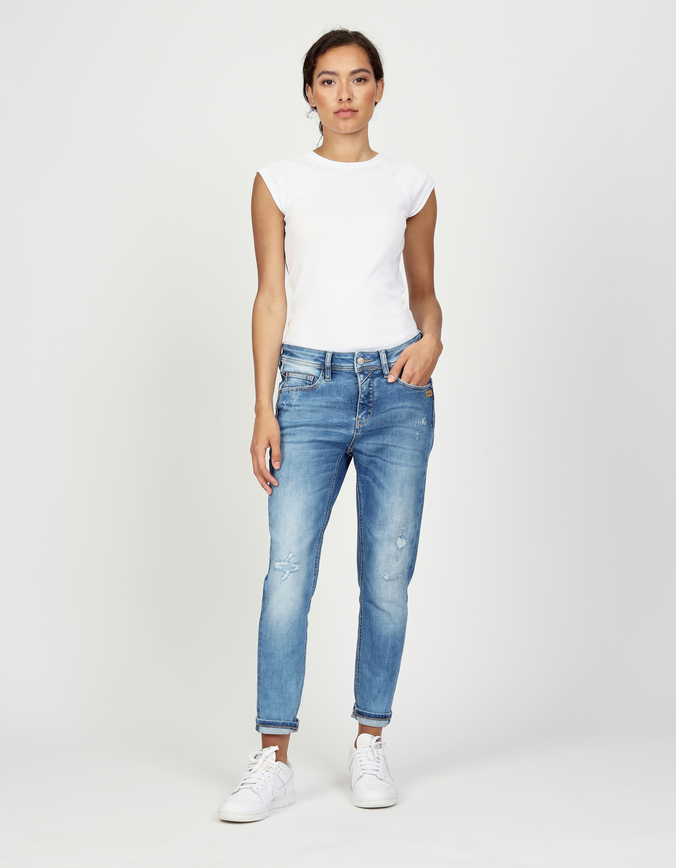 GANG Relax-fit-Jeans »GANG Jeans Relaxed Fit 94AMELIE CROPPED«