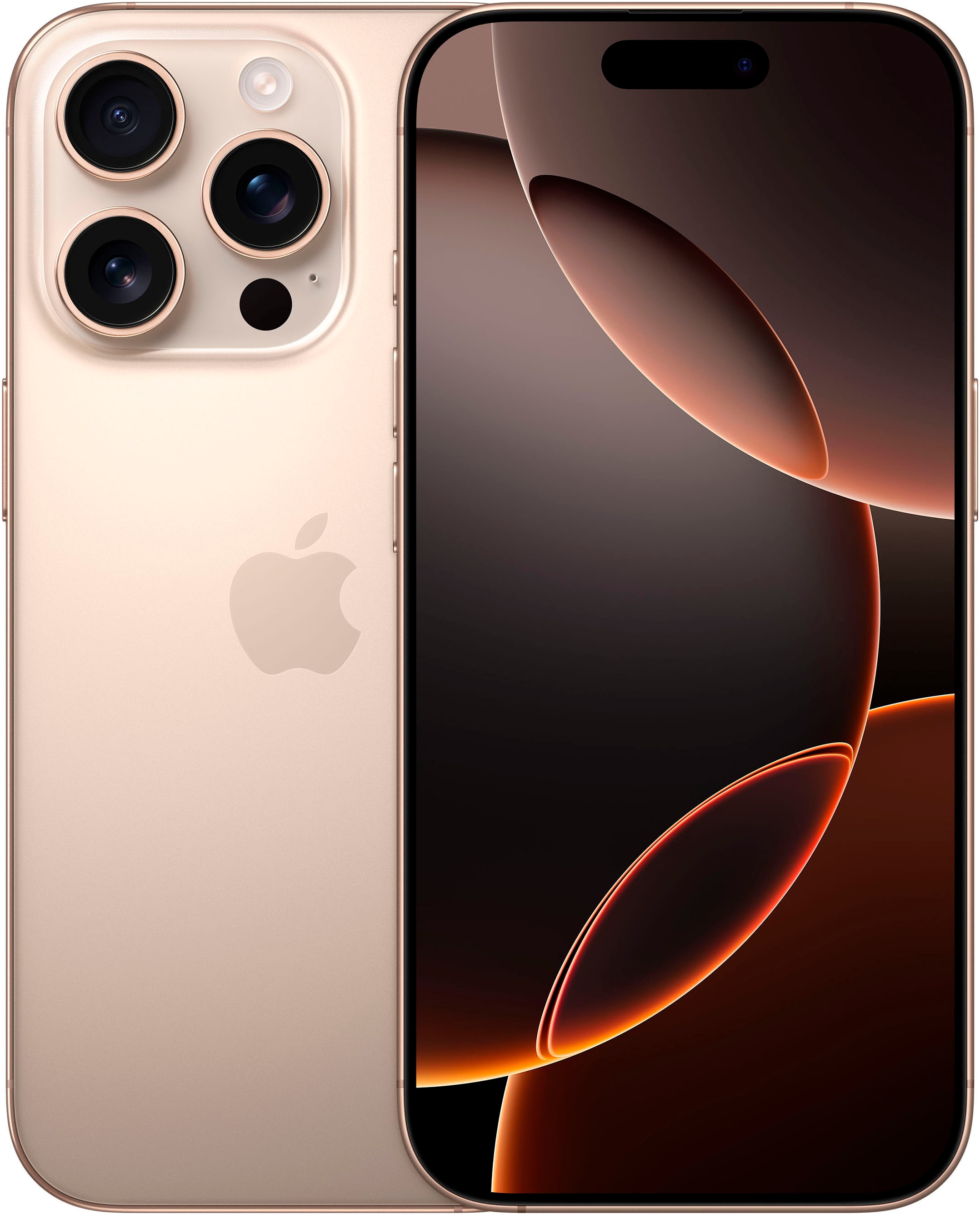 Smartphone »iPhone 16 Pro«, Titan Wüstensand, 128 GB Speicherplatz