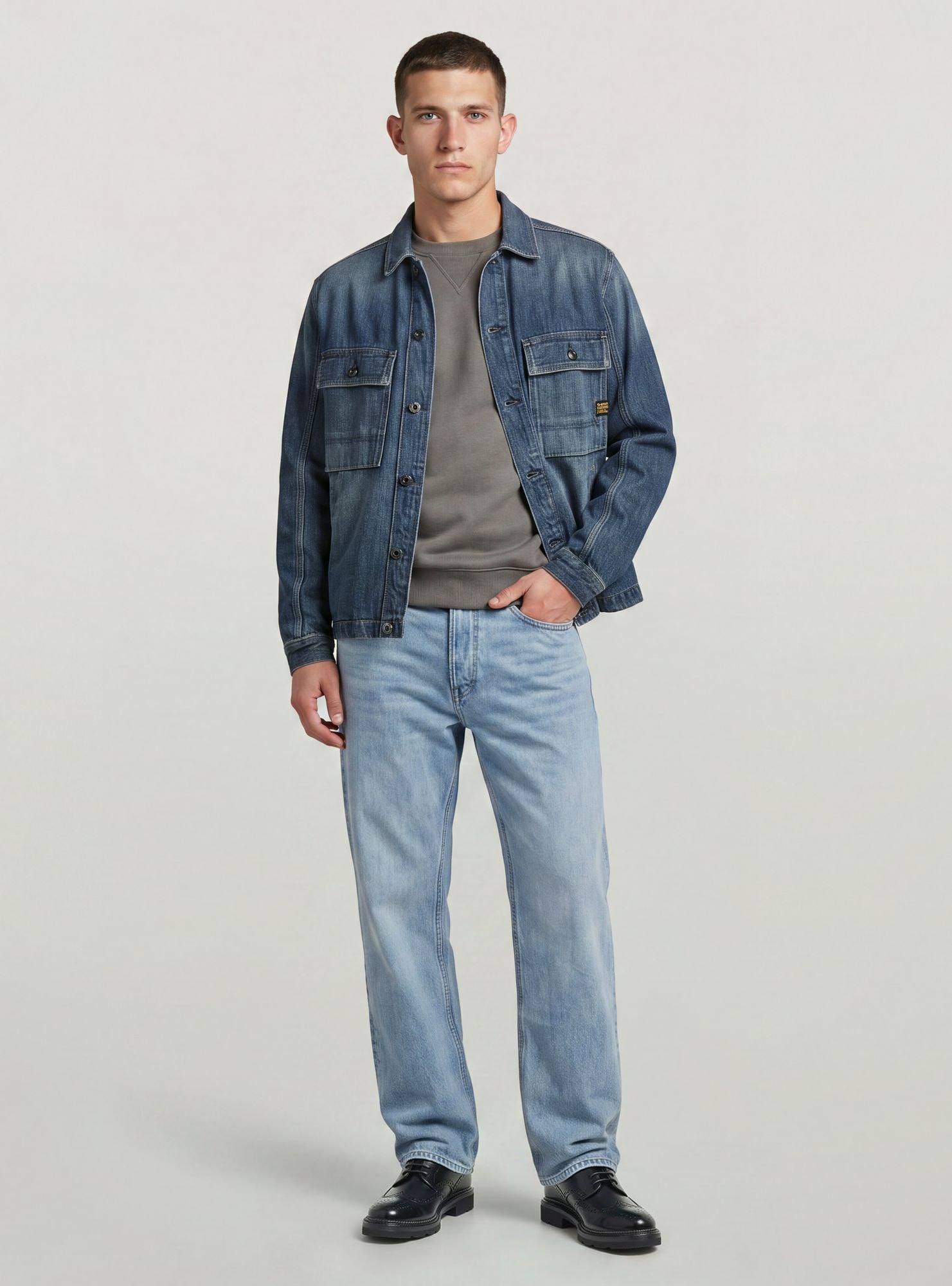 G-STAR 5-Pocket-Jeans »Deeggie Relaxed Straight Jeans«