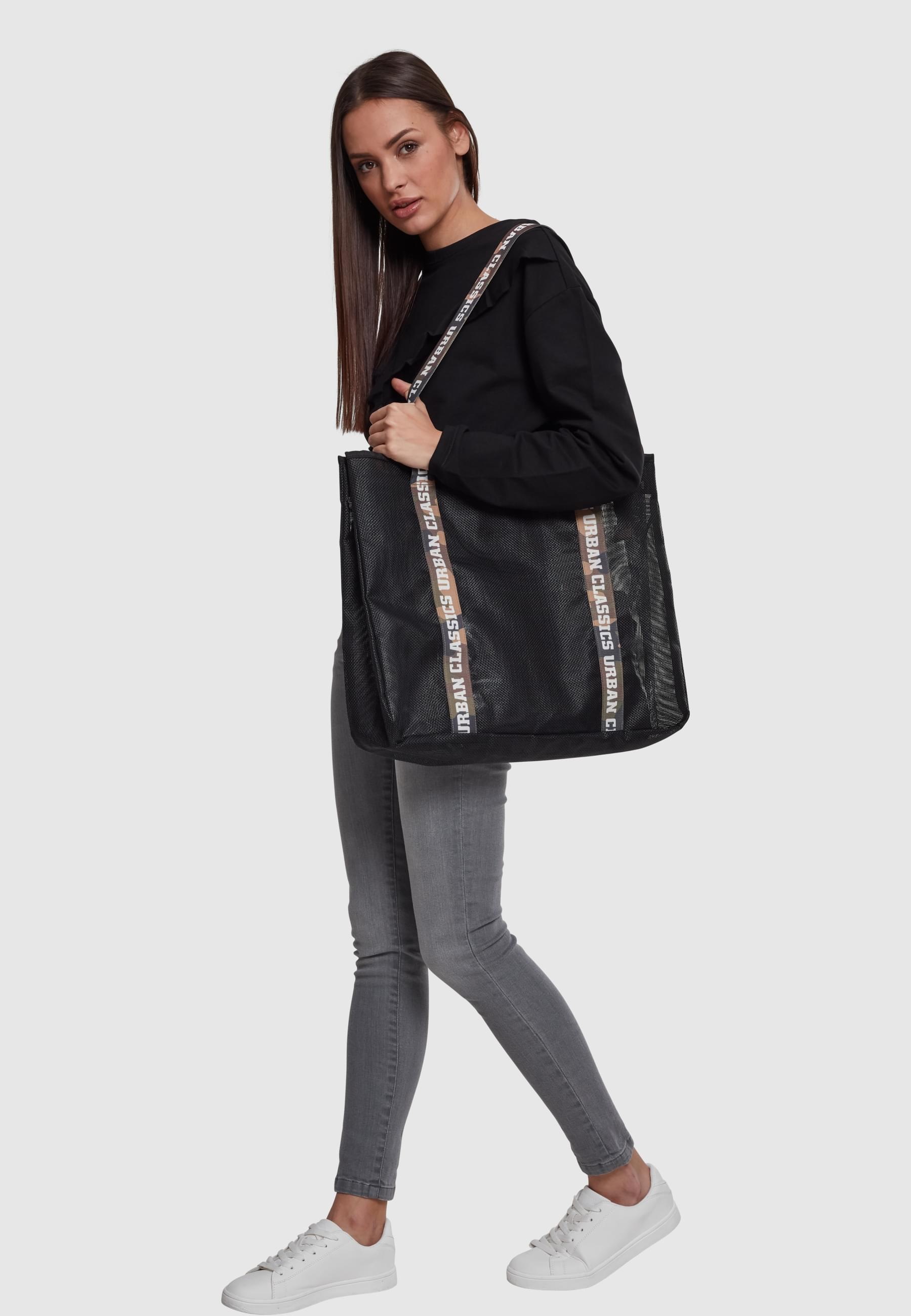 URBAN CLASSICS Sweatshirt »Urban Classics Damen Ladies Terry Volant Crew«, (1 tlg.)