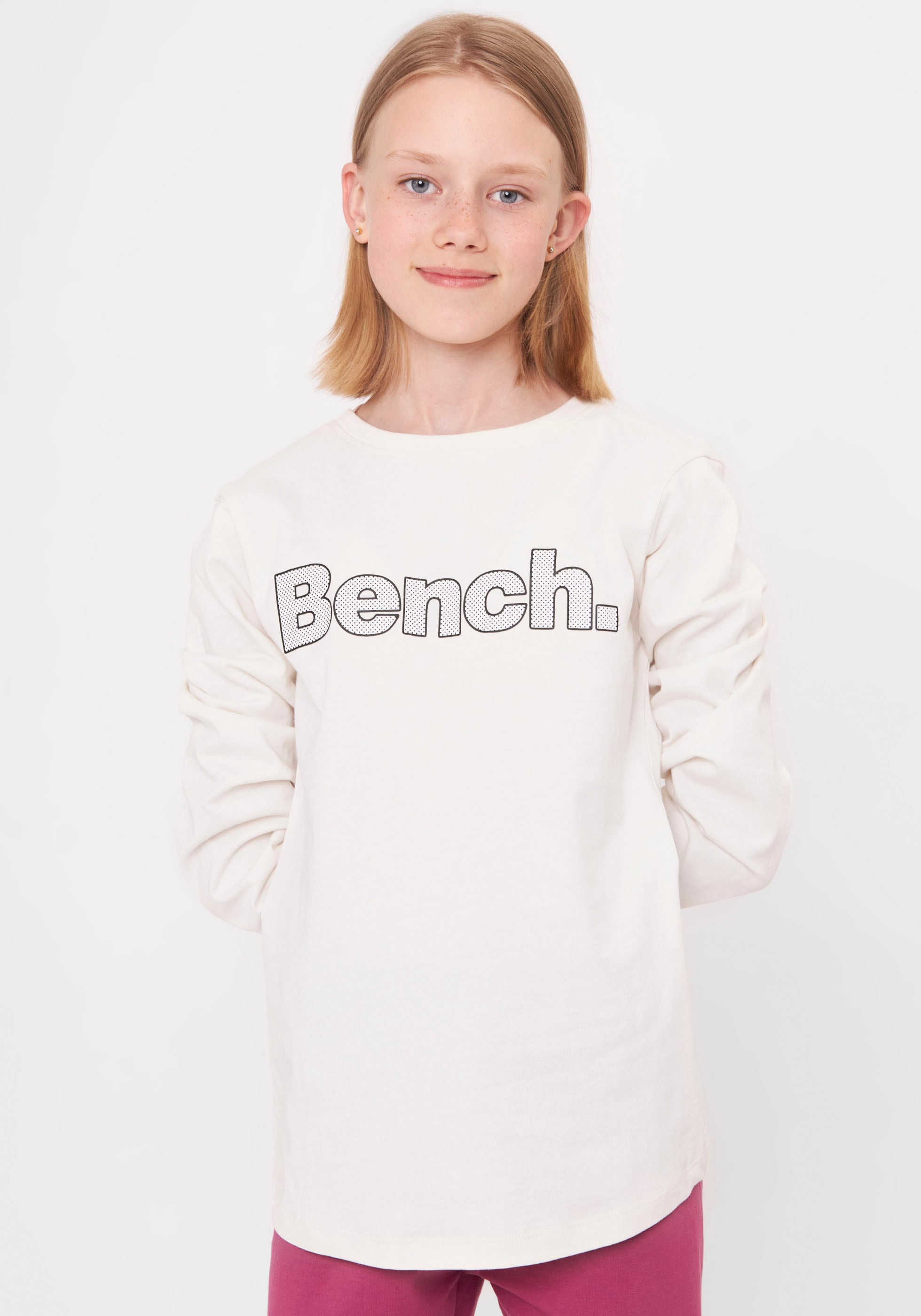 online »GEMMYG«, Bench. | BAUR kaufen mit Logodruck Langarmshirt