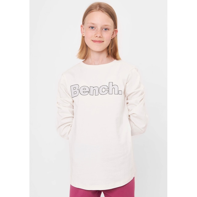 Bench. Langarmshirt »GEMMYG«, mit Logodruck online kaufen | BAUR