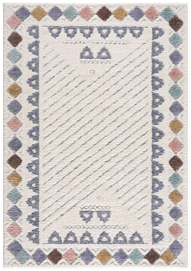 Carpet City Hochflor-Teppich »Focus 3034«, rechteckig, 20 mm Höhe, Läufer, Boho, Hochtief-Muster/ 3D-Effekt, für Wohnzimmer, Schlafzimmer