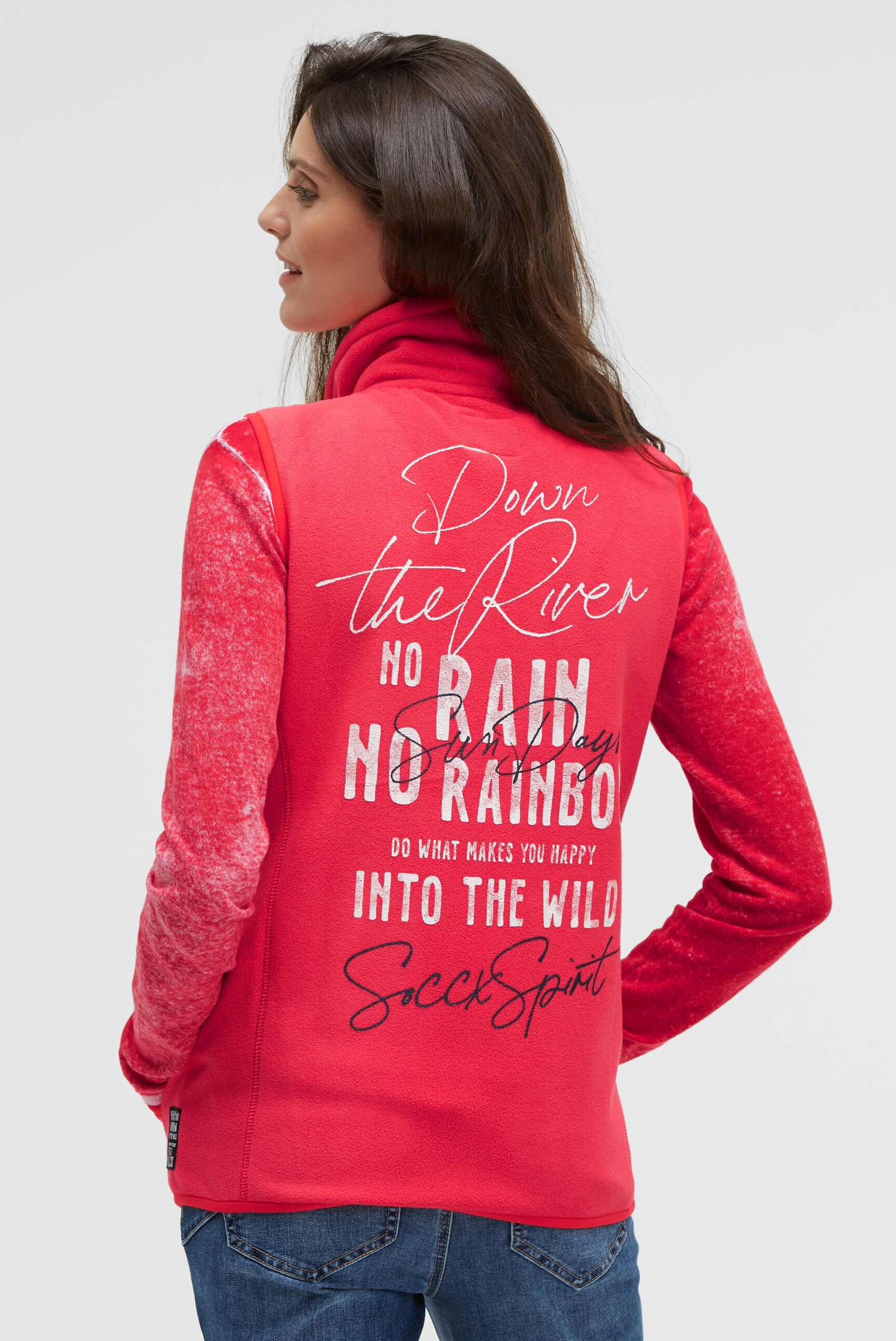 SOCCX Fleeceweste mit Brusttasche günstig online kaufen