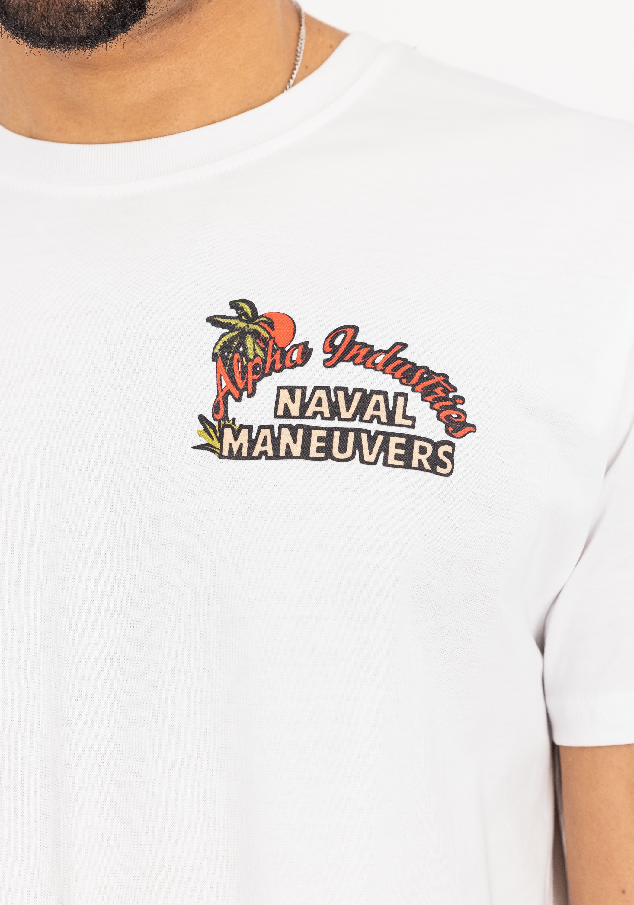 Alpha Industries T-Shirt »Naval Backprint T-Shirt T-Shirt«
