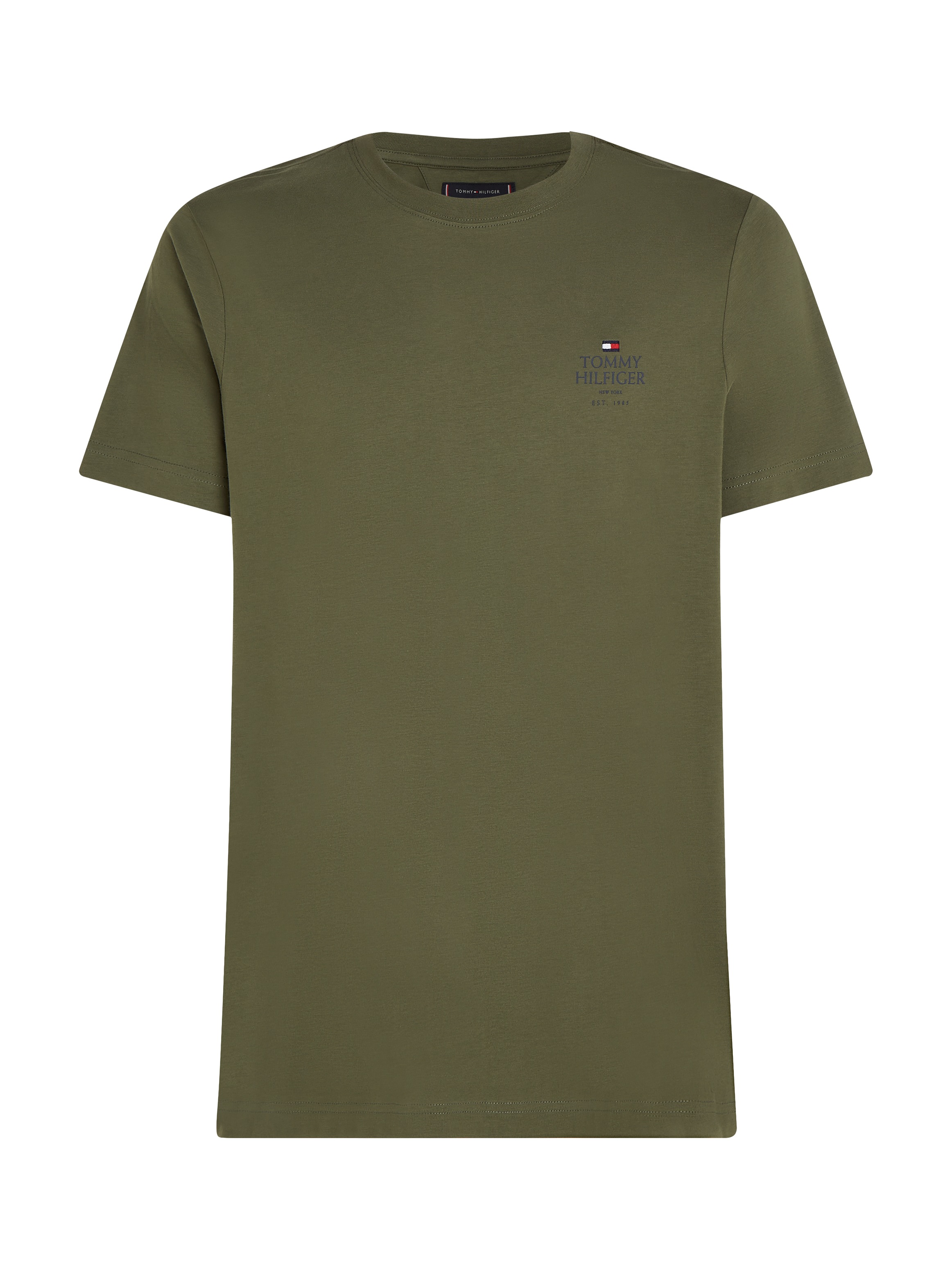 Tommy Hilfiger T-Shirt »HILFIGER STACK TEE« Mit Markenprint