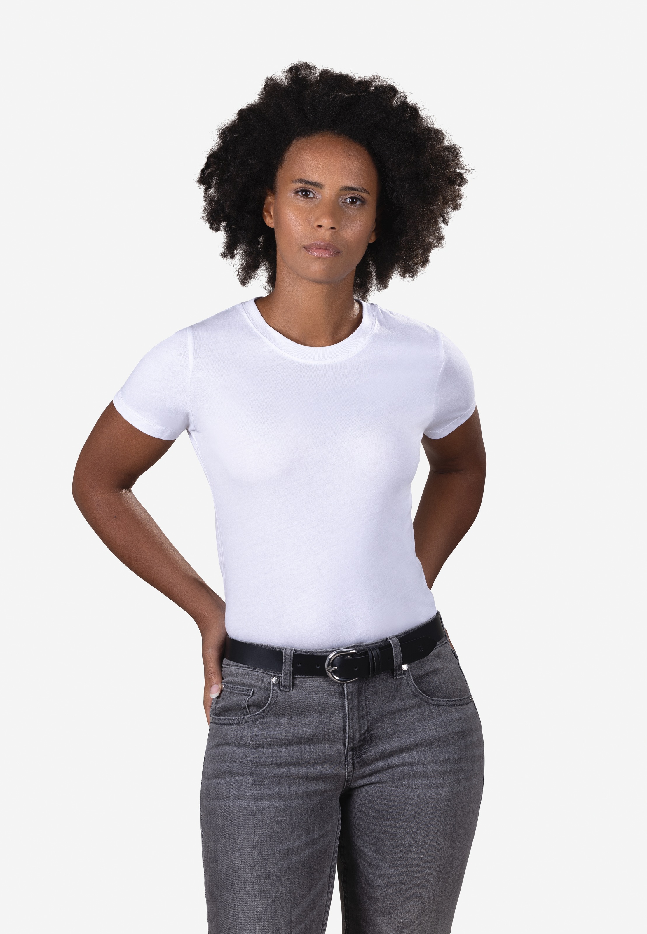 Ledergürtel TAMARIS, Damen, Gr. 90, schwarz, Rindsleder, unifarben, Basic, Gürtel Ledergürtel, mit glänzender silberfarbener Schließe 3