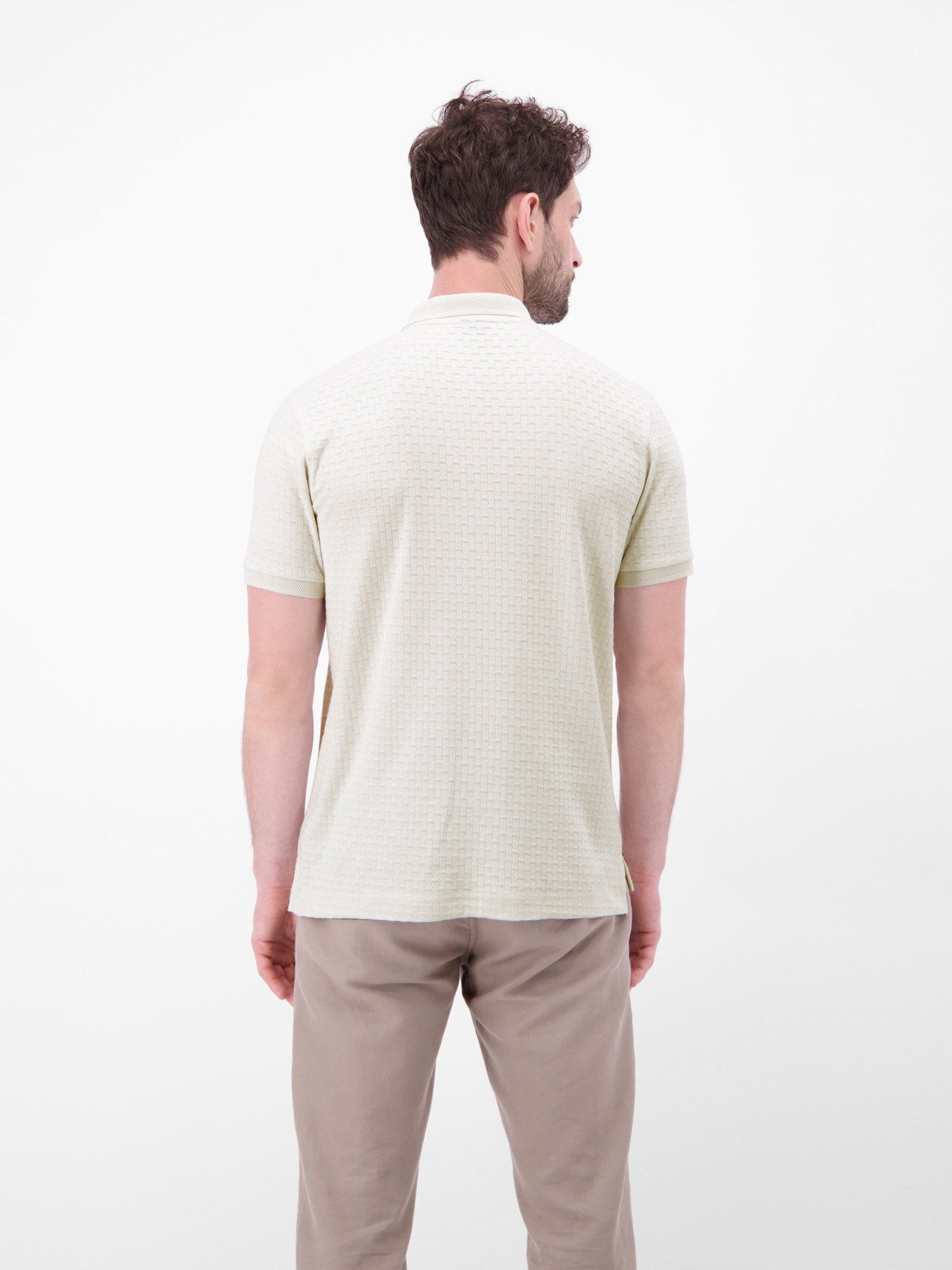 LERROS Poloshirt »Poloshirt mit Reißverschlusskragen in Strukturqualität«