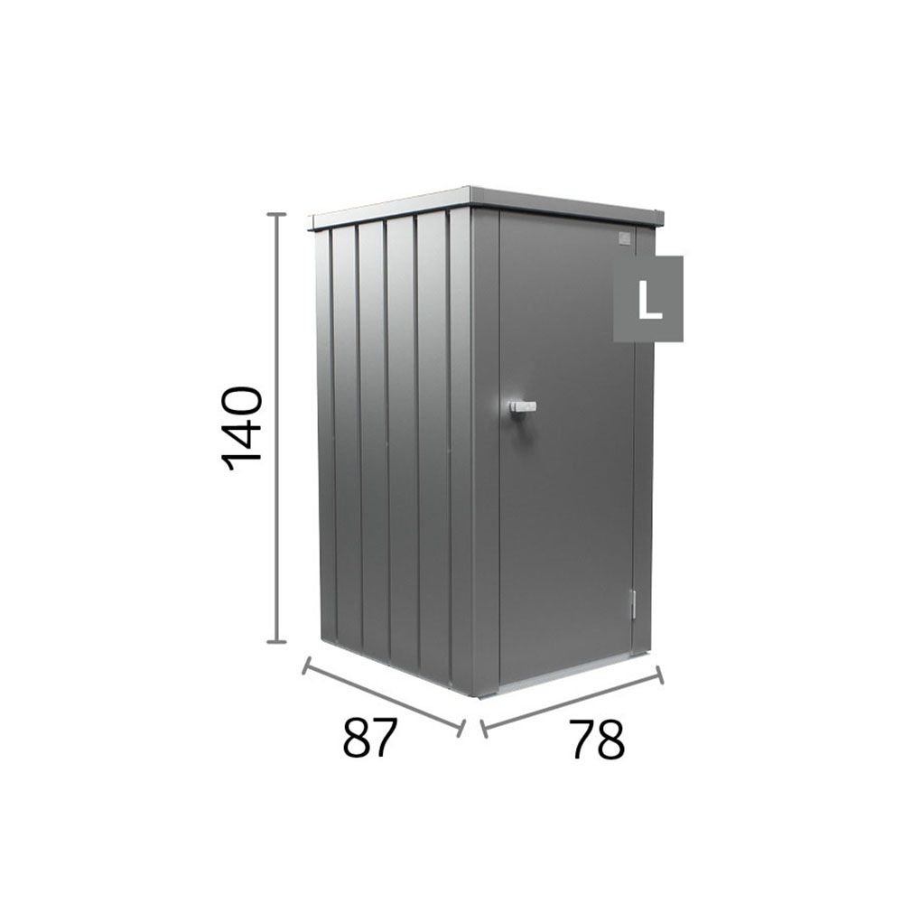Biohort Mehrzweckschrank »Julia Gr. L , verschiedene Farben« 77,7x 140,2x 87 cm, Terrassenschrank für kleine Außenflächen