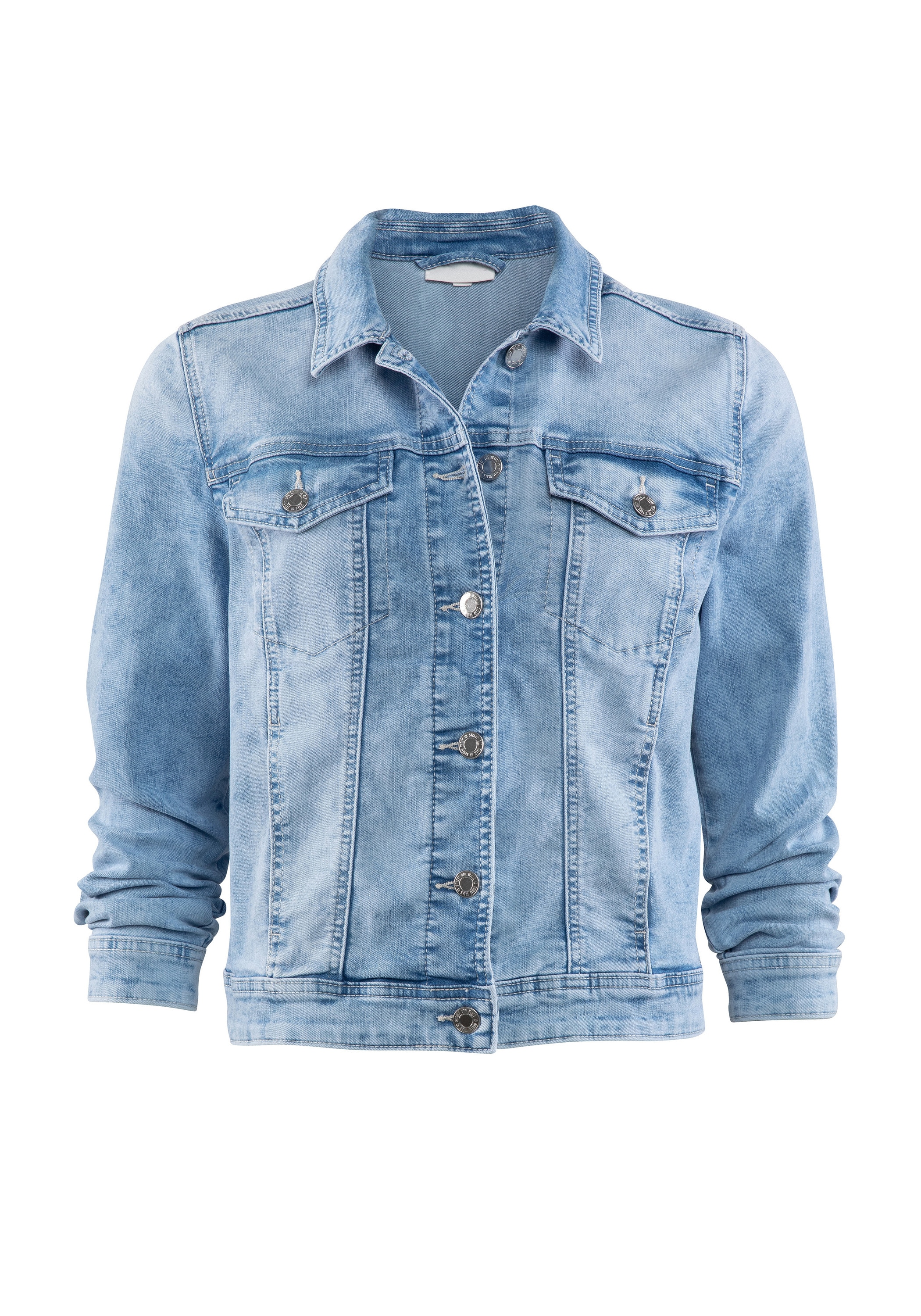 STOOKER WOMEN Jeansjacke »JANINE Jeansjacke« Jeansjacke Figurbetont Casual Clean Wash Baumwollstretch für Damen