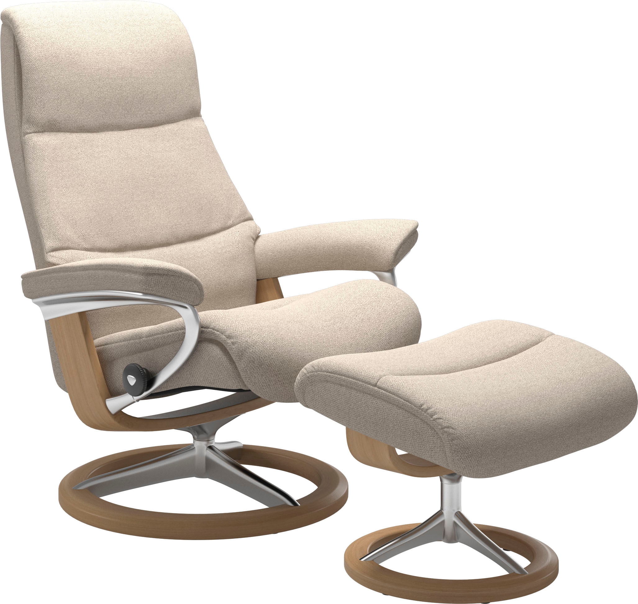 Stressless Relaxsessel "View", mit Signature Base, Größe M,Gestell Eiche günstig online kaufen