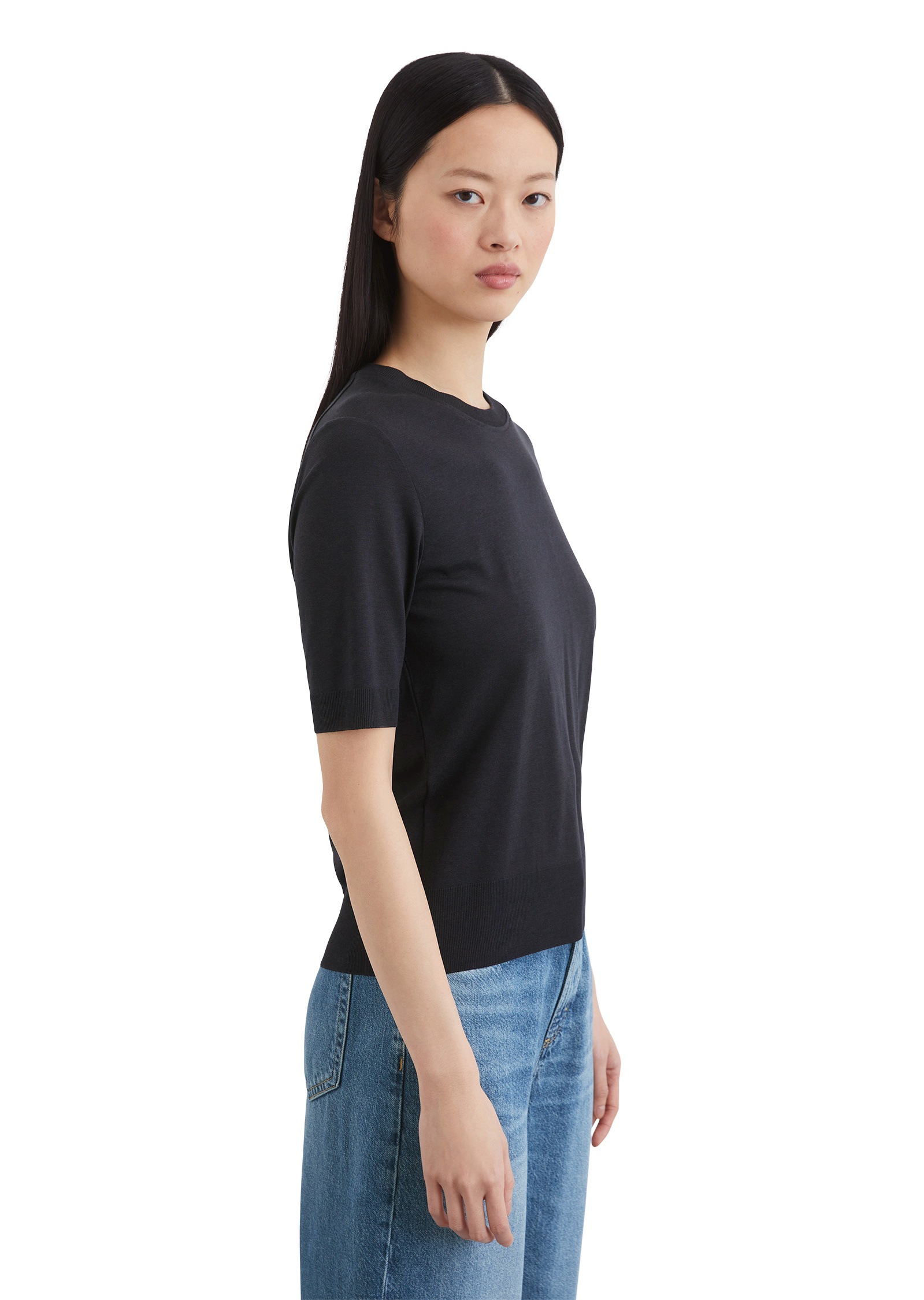 Marc OPolo T-Shirt "aus TENCEL™ Lyocell-Baumwolle-Mix" günstig online kaufen