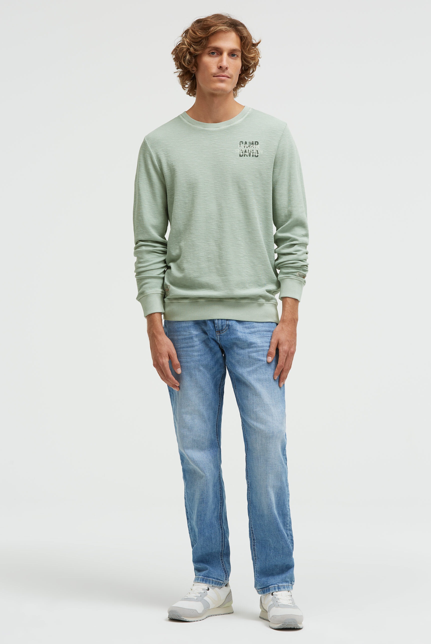 CAMP DAVID Sweater , mit Baumwolle
