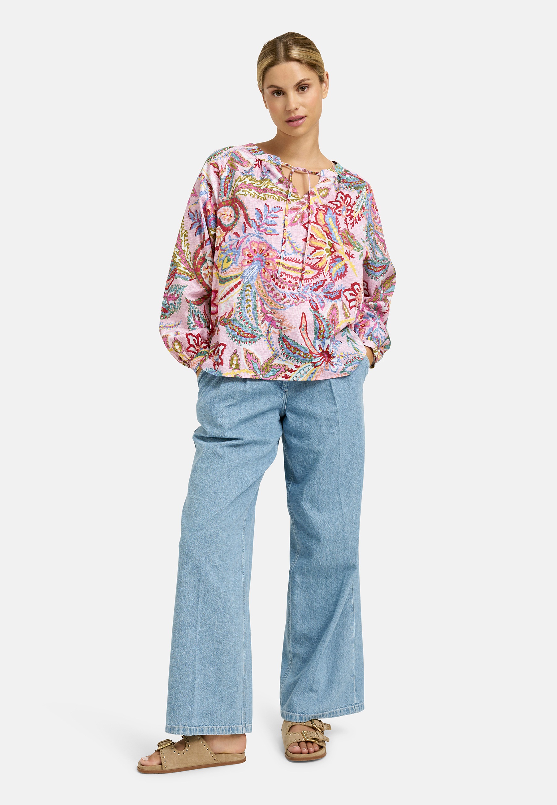 Thumbnail - Milano Italy Langarmbluse aus Baumwolle