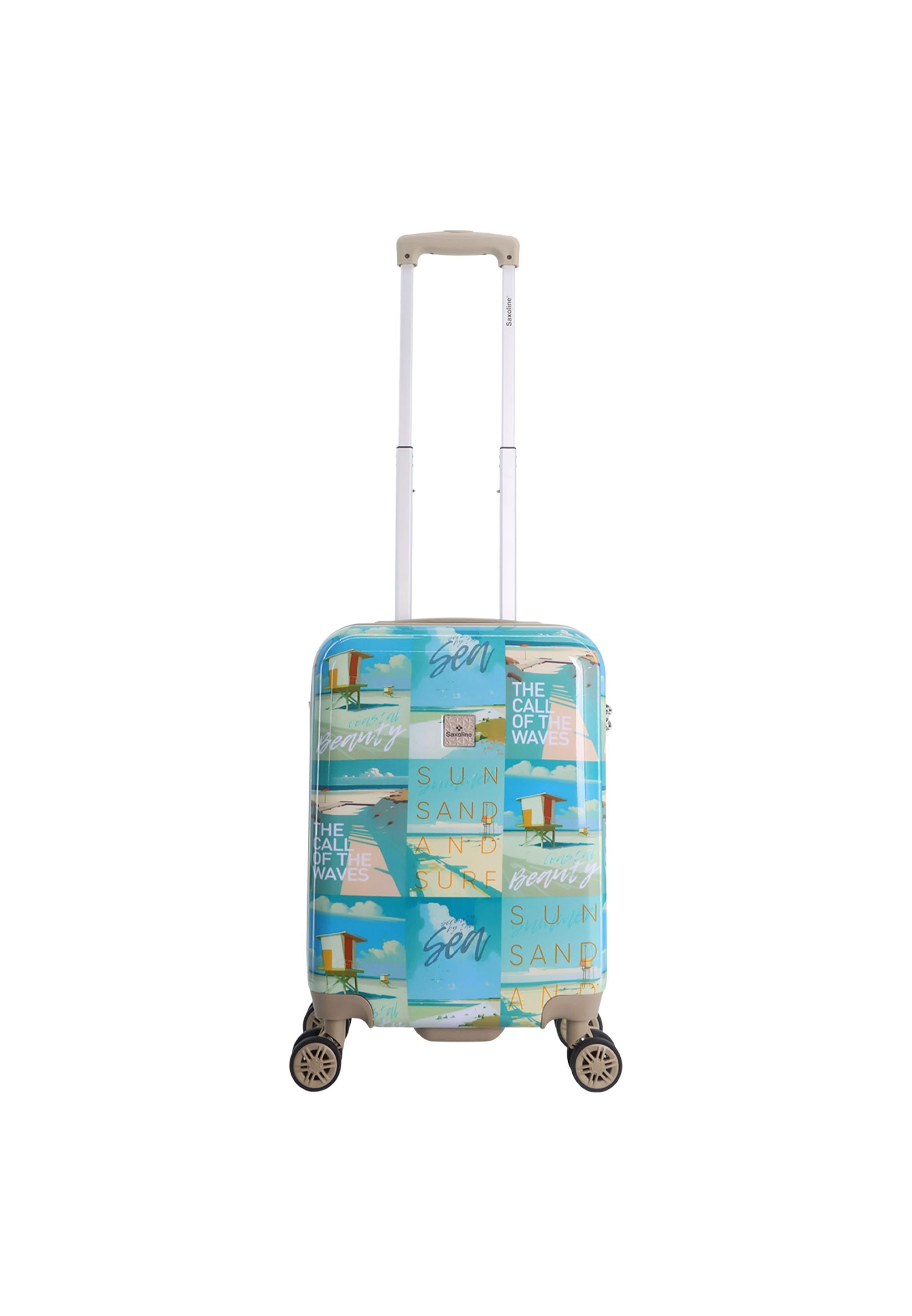 Saxoline Koffer "Coastal Beauty" aus robustem ABS/PC-Material