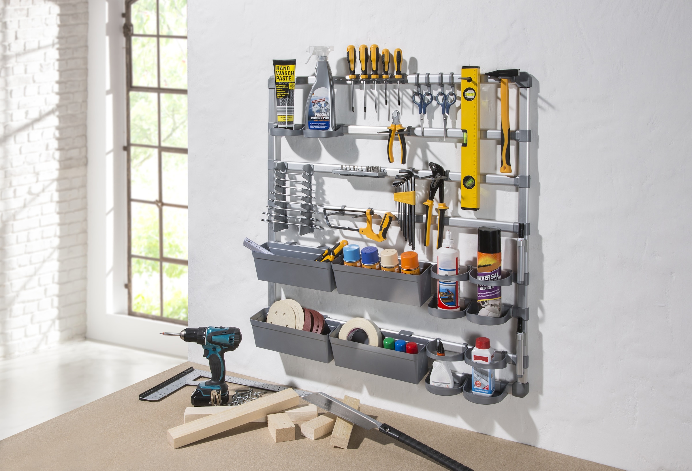 Garage für Ruco ideal Hobbyraum kaufen Aluminium/Kunststoff, Ablageregal, online oder Werkstatt, | BAUR