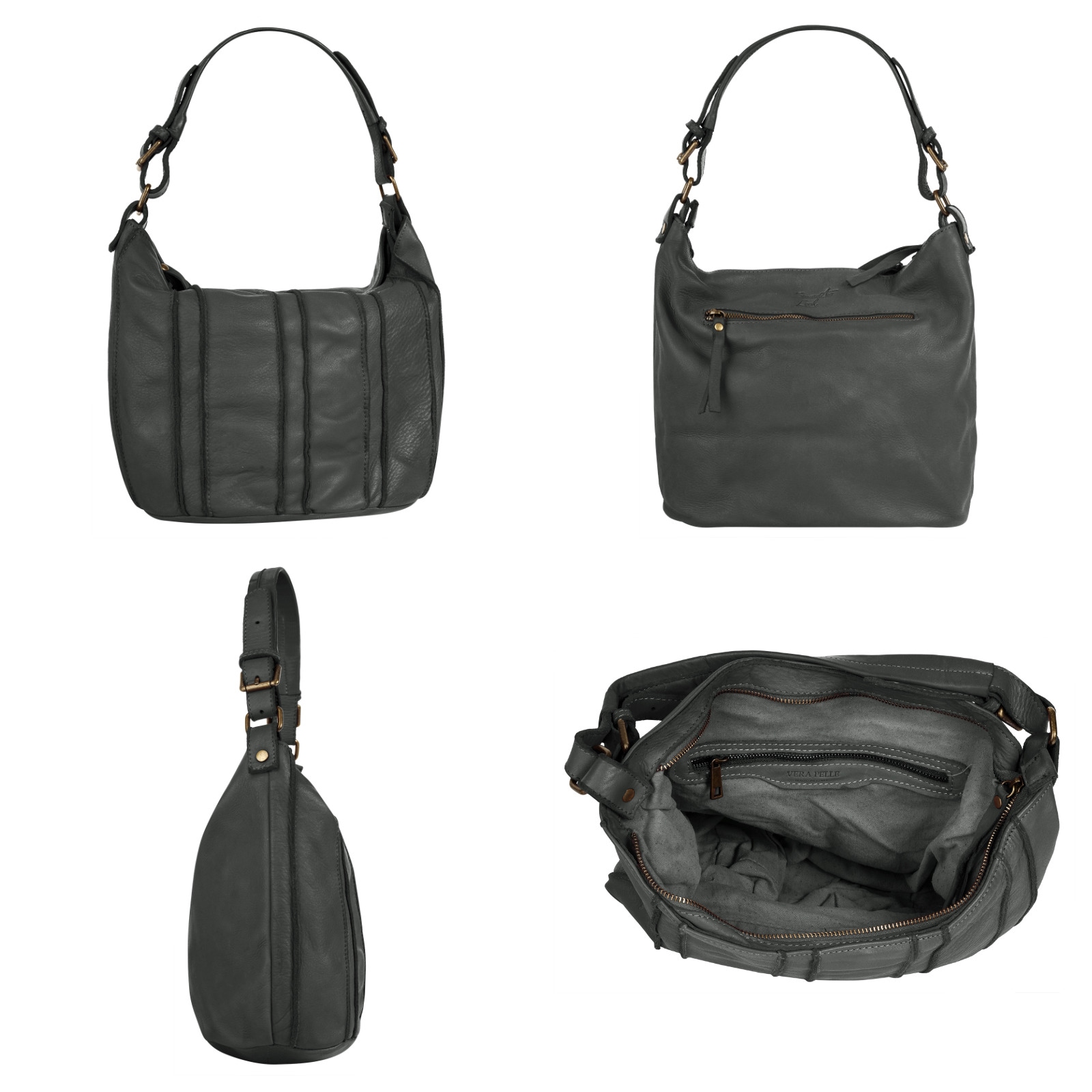 Samantha Look Shopper, echt Leder, Made in Italy