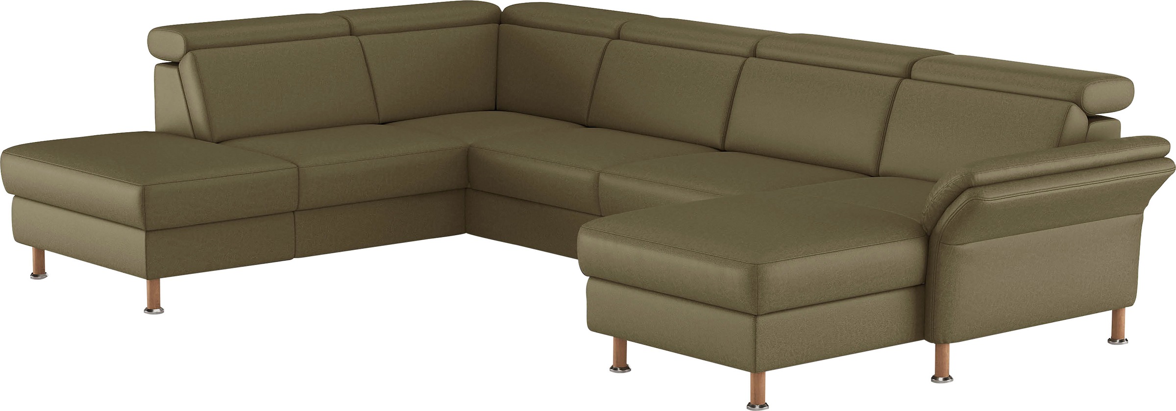 Home affaire Wohnlandschaft »Calypso U-Form«, wahlweise mit motorischer Relaxfunktion