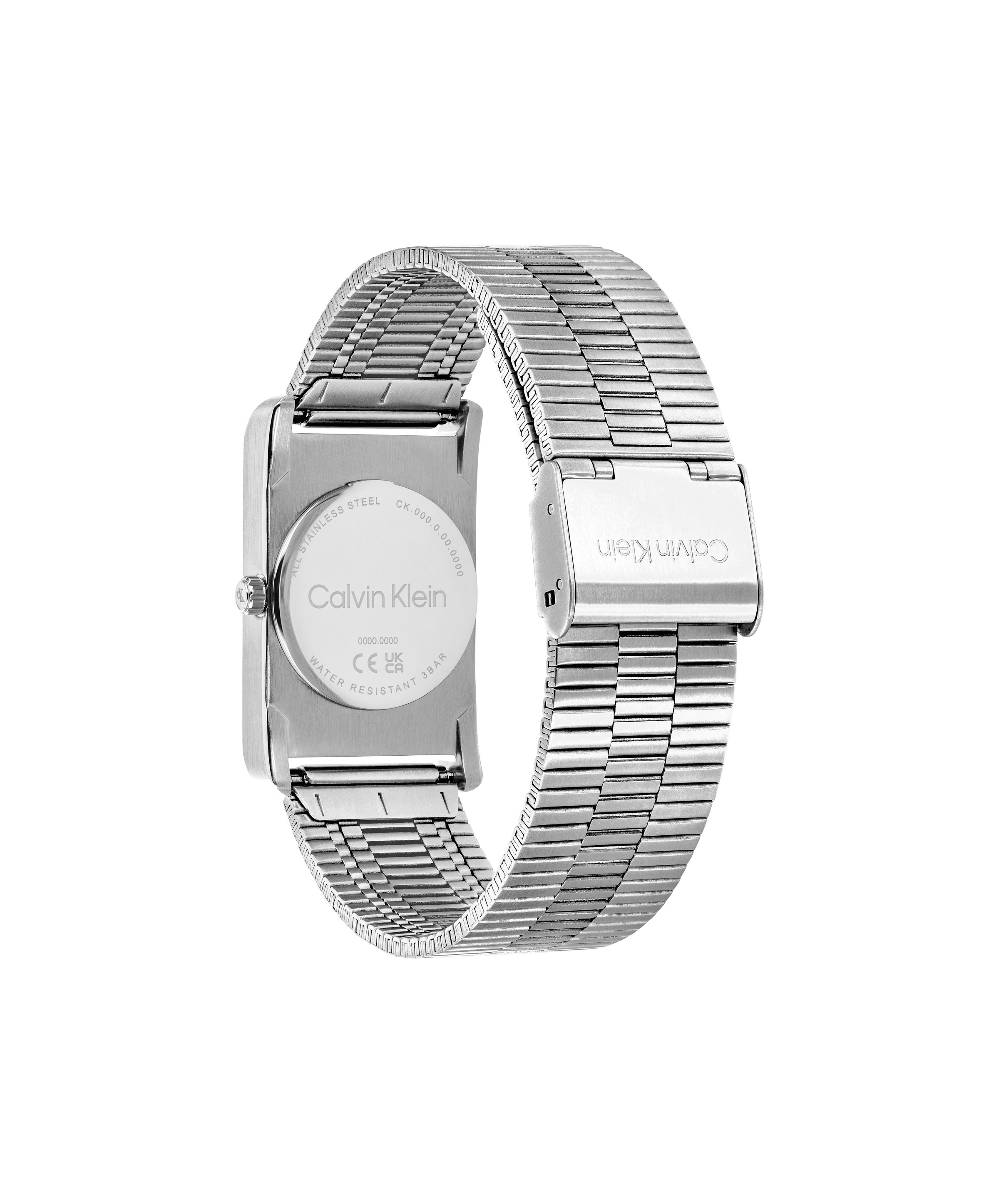 Calvin Klein Quarzuhr »DAPPER« Armbanduhr, Herrenuhr, Edelstahlarmband, analog