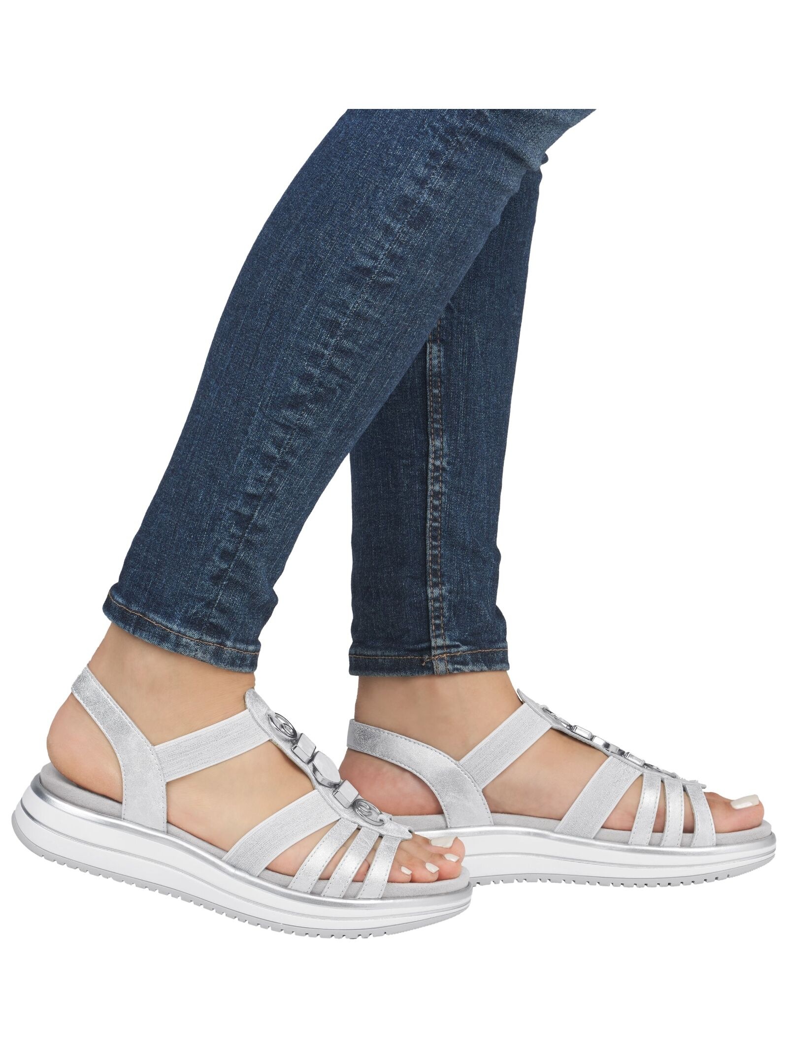 Thumbnail - Remonte Riemchensandale "Remonte Sandalen Lederimitat"