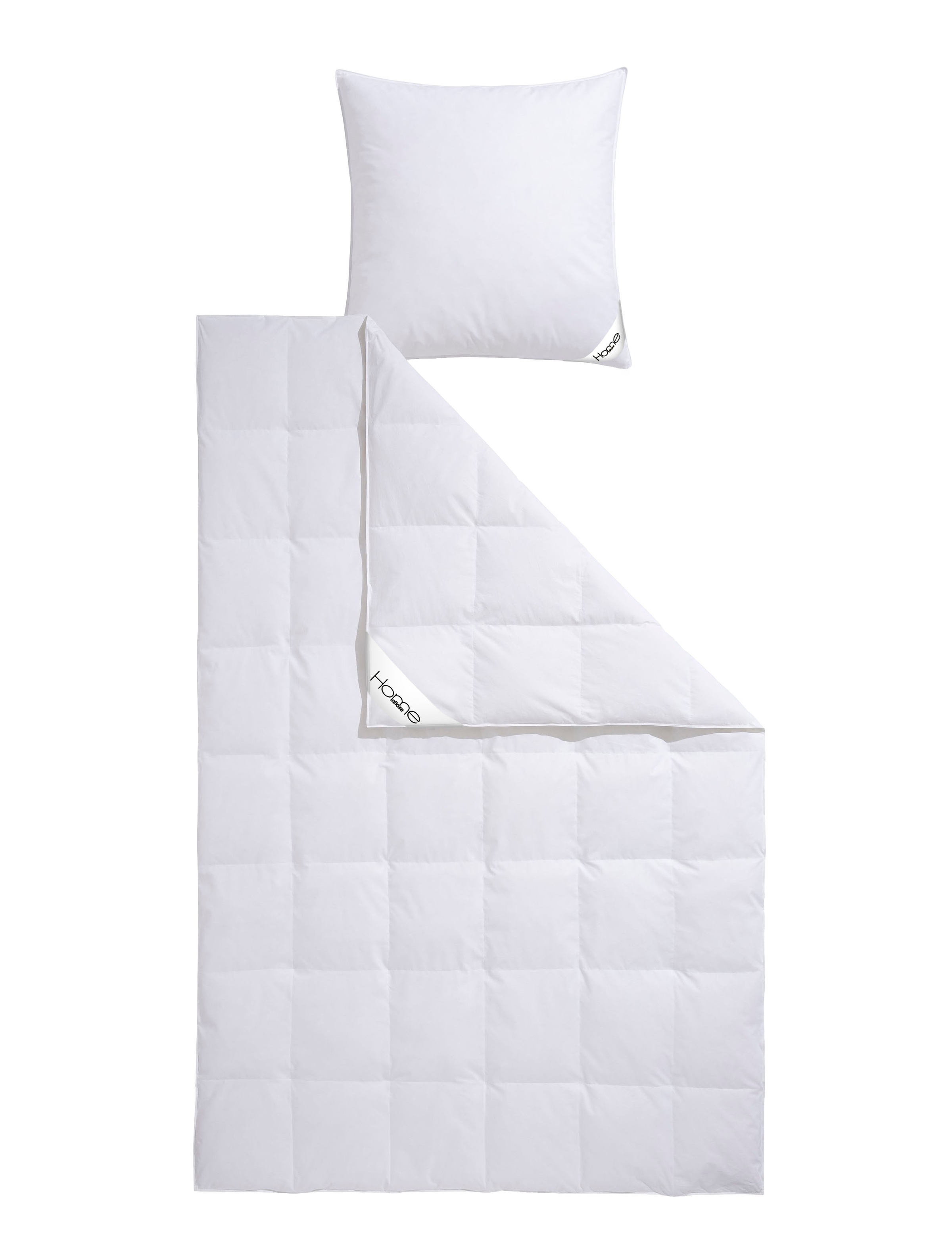 Home affaire Daunenbettdecke + Kopfkissen "Köniz, Bettdecke 135x200&155x220 günstig online kaufen