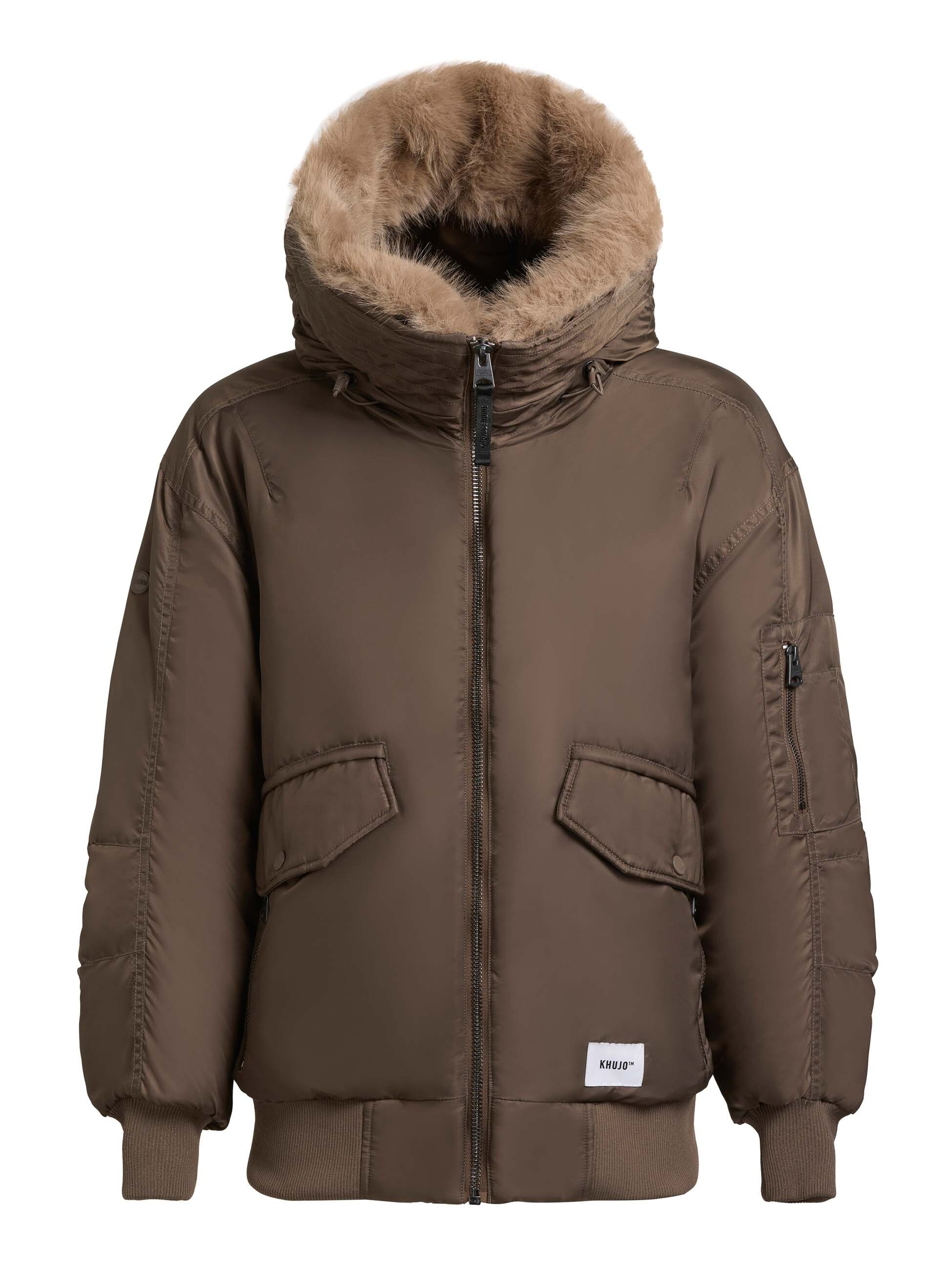 khujo Bomberjacke "CELA" mit Kapuze günstig online kaufen