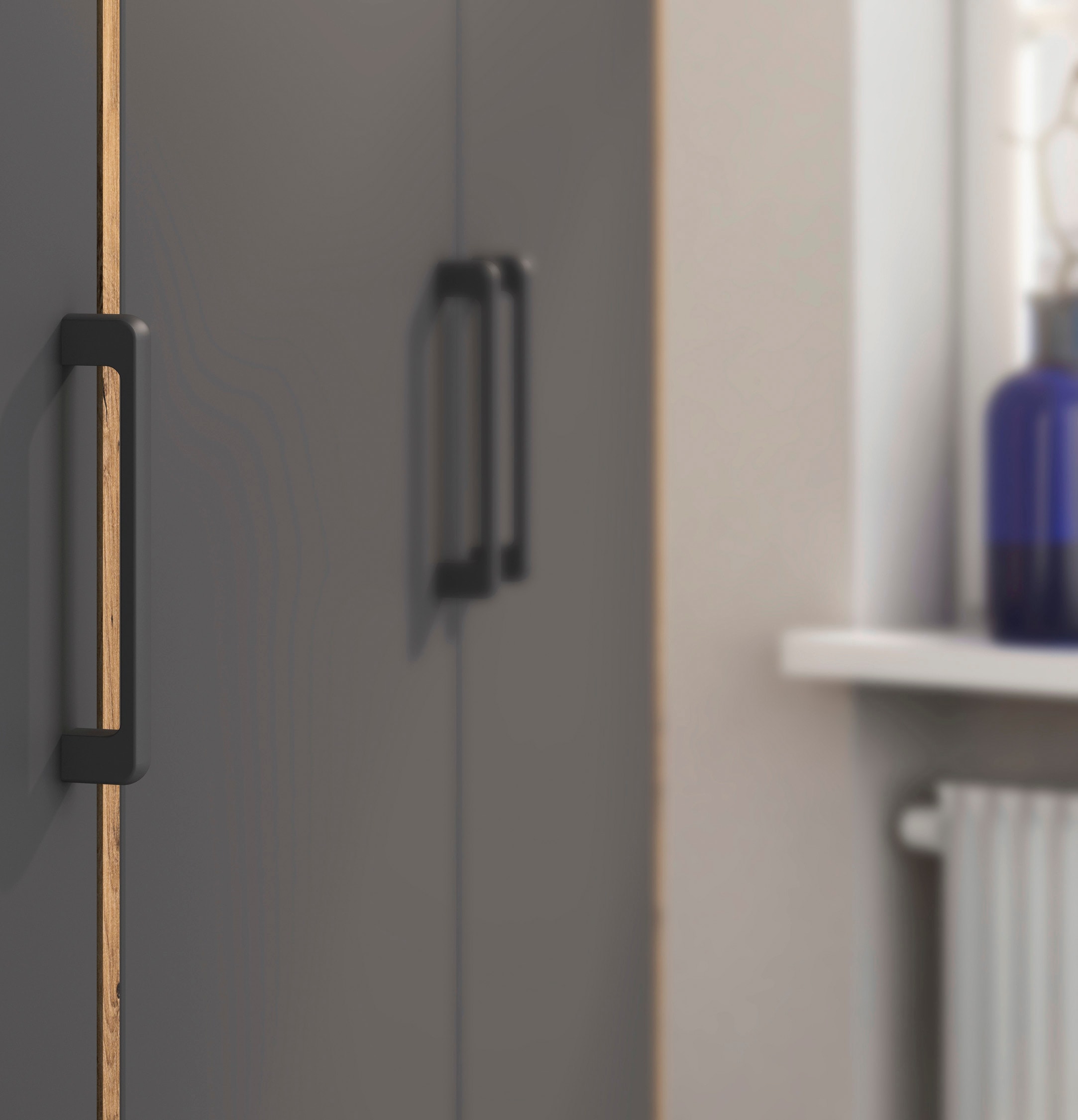 rauch Kleiderschrank »VOYAGER Garderobe Wäscheschrank TOPSELLER Schlafzimmer«, (in 3 verschiedenen Ausstattungen BASIC/CLASSIC/PREMIUM), Schrank mit modernen Griffen in viel Stauraum MADE IN GERMANY