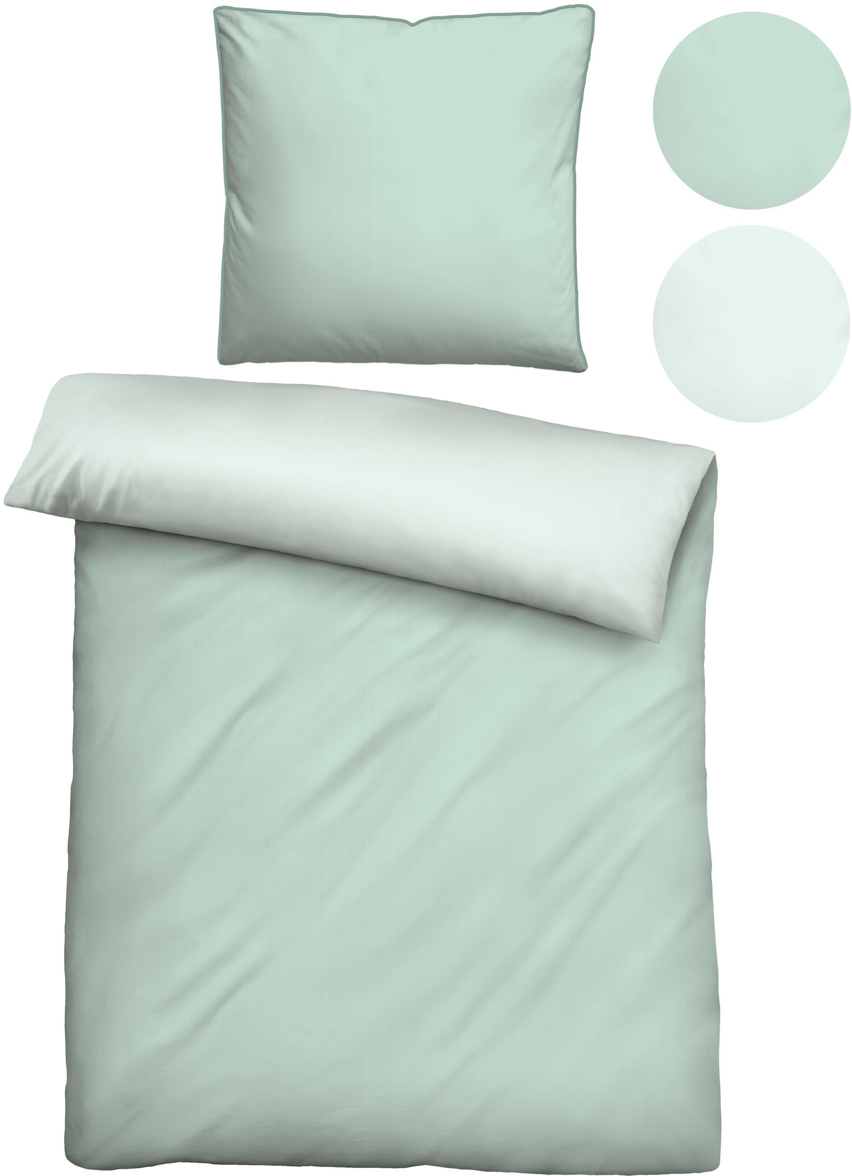 Biberna Wendebettwäsche "Helena" 2 Stk. tlg. feiner Glanz + weicher Griff, günstig online kaufen