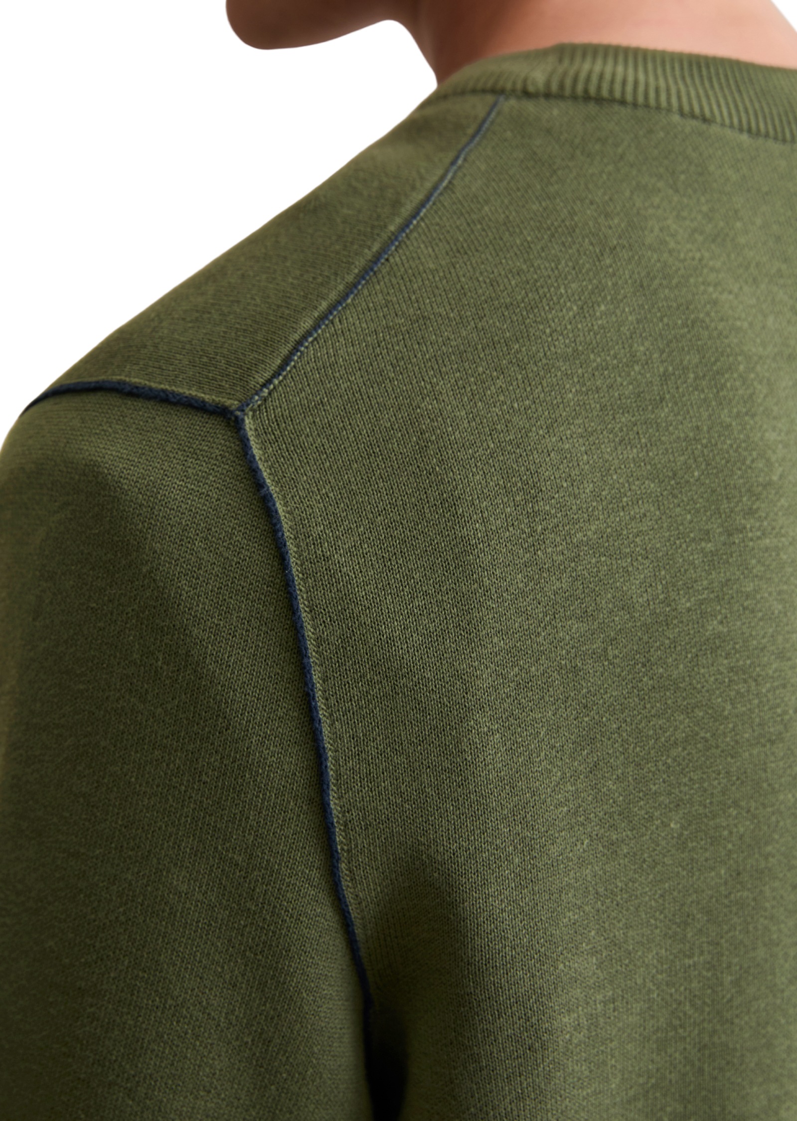 Marc O'Polo DENIM Rundhalspullover regular fit, aus Double-Face-Cotton