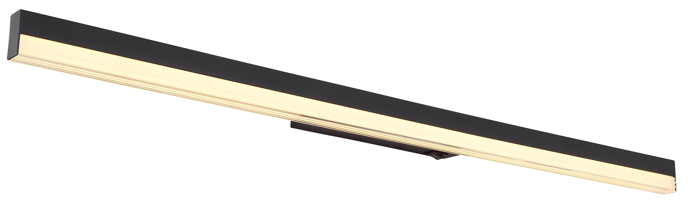 GLOBO LIGHTING LED Wandleuchte »SALLO«, Leuchtmittel LED-Modul | LED fest integriert, Wandlampe/schwarz/3000K/6000K/Stufenschalter/opal/Wohnzimmer/Flur