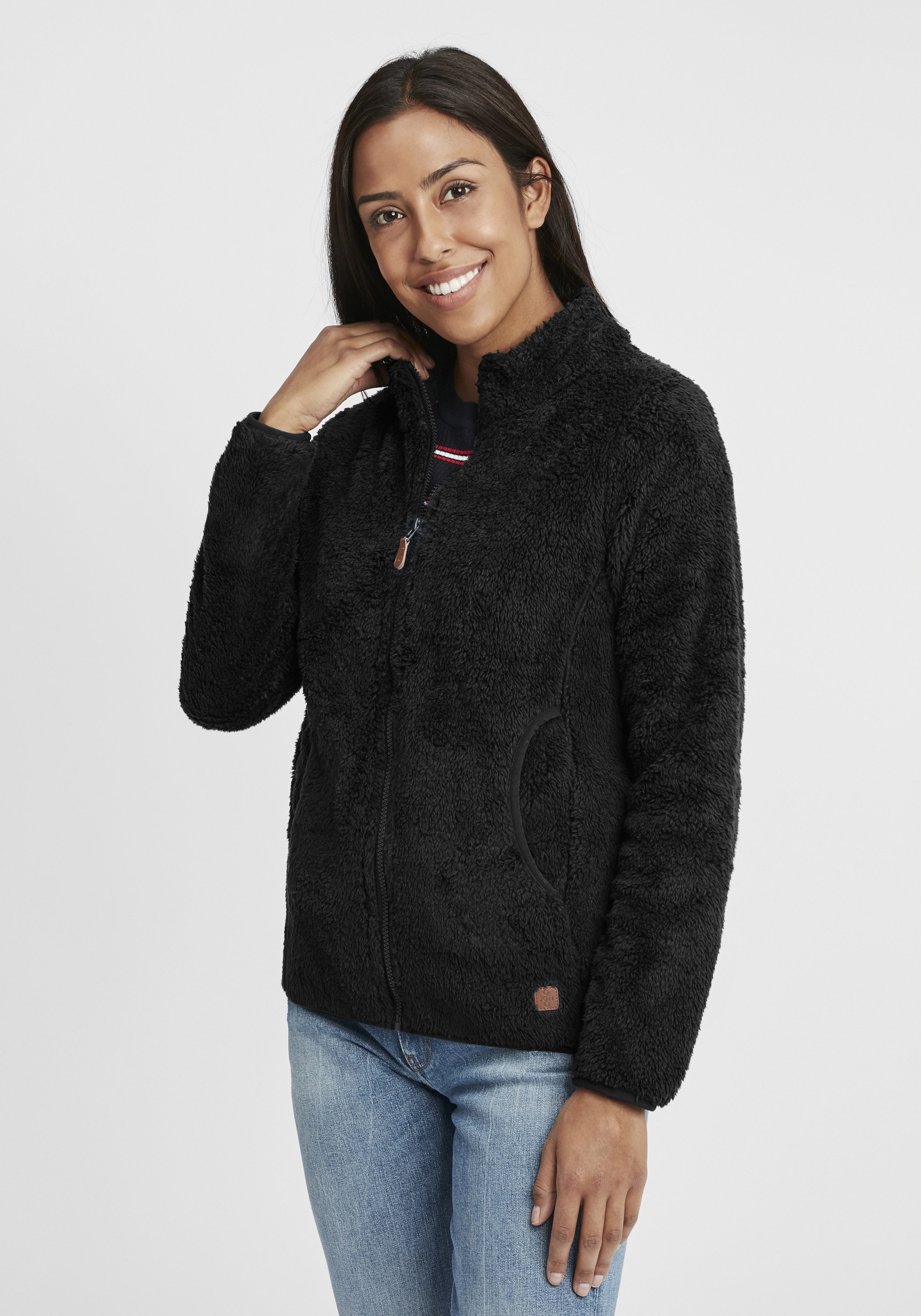 OXMO Kapuzenfleecejacke »Sweatjacke OXTelsa«