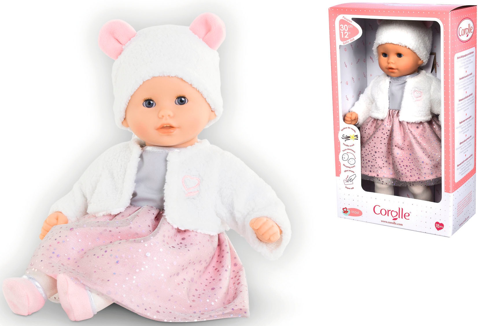 Corolle® Babypuppe »Mon Premier Poupon Corolle Calin Marguerite magischer Abend«, mit Vanilleduft