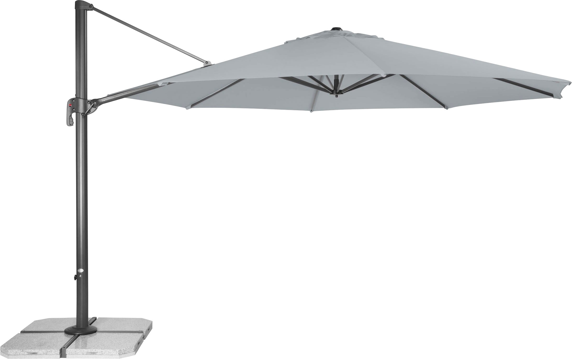 doppler® Ampelschirm, inkl. Schirmständer, ohne Wegeplatten, UV-beständig