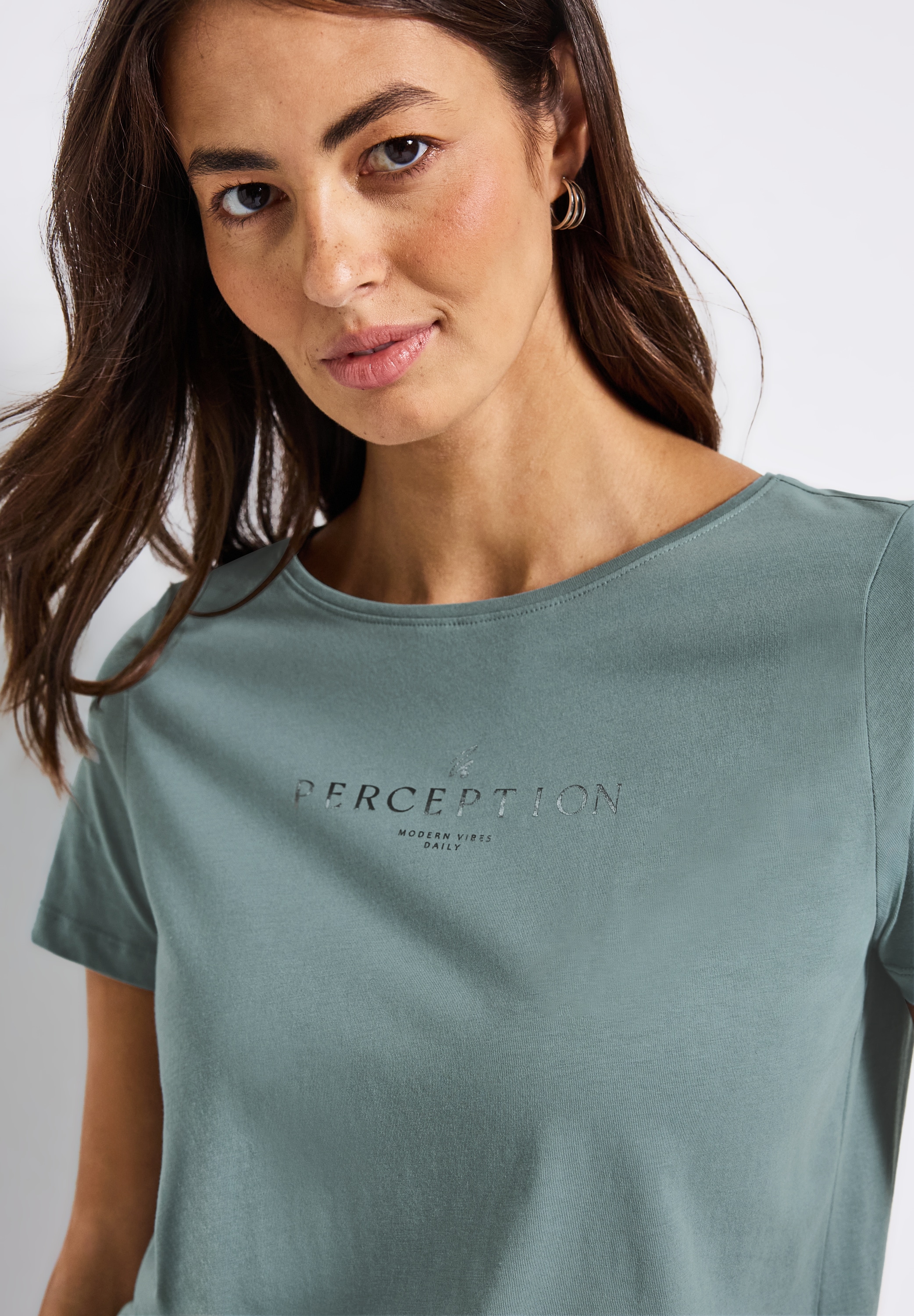 STREET ONE T-Shirt, mit Wording Artwork