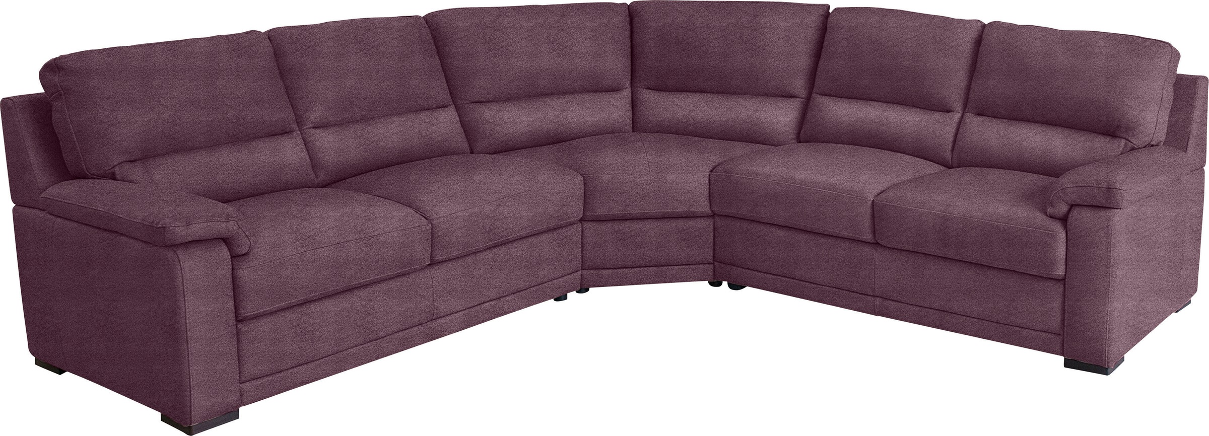 Egoitaliano Ecksofa »Doris, modernes Designerecksofa in hochwertigen Microfaserqualitäten«, edle Detailverarbeitung, wahlweise fleckenabweisend oder in Lederoptik
