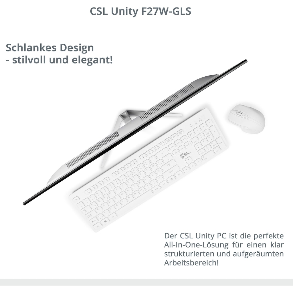 CSL All-in-One PC »Unity F27-GLS mit Windows 10 Home«