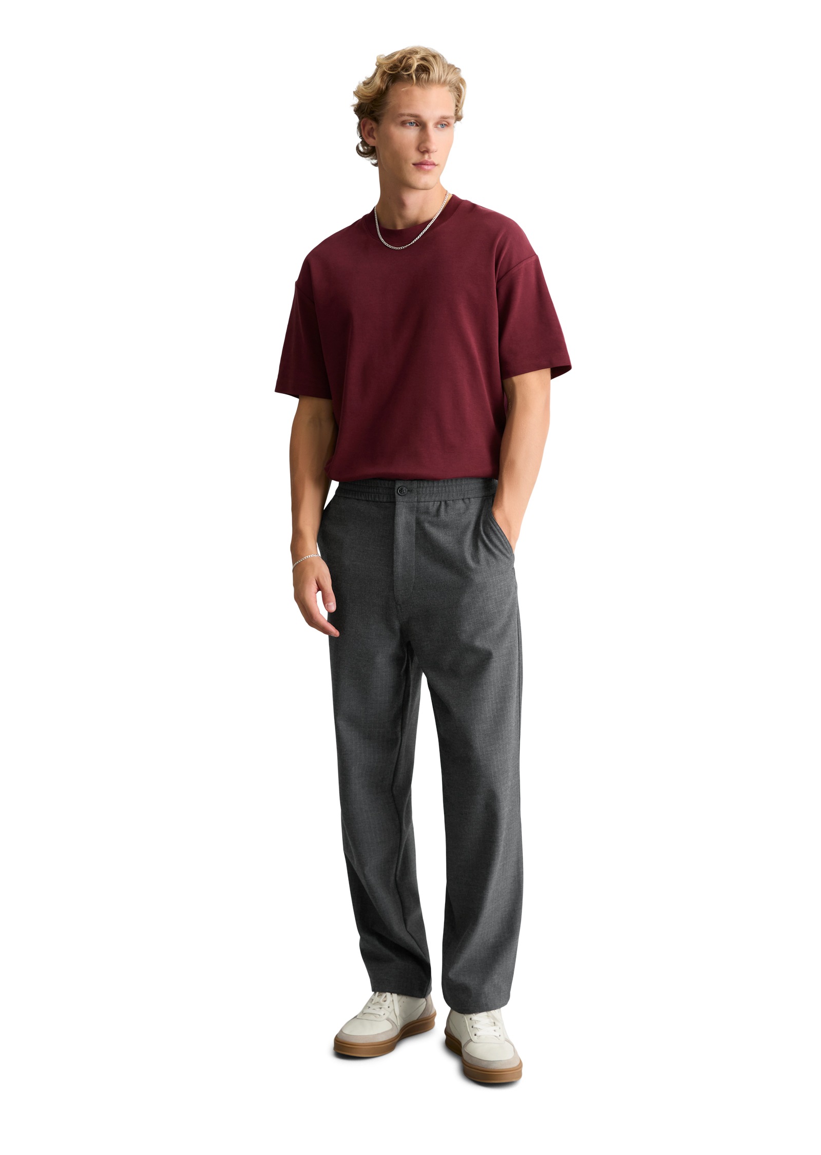 Marc O'Polo DENIM Chinohose »mit Herringbone-Optik«