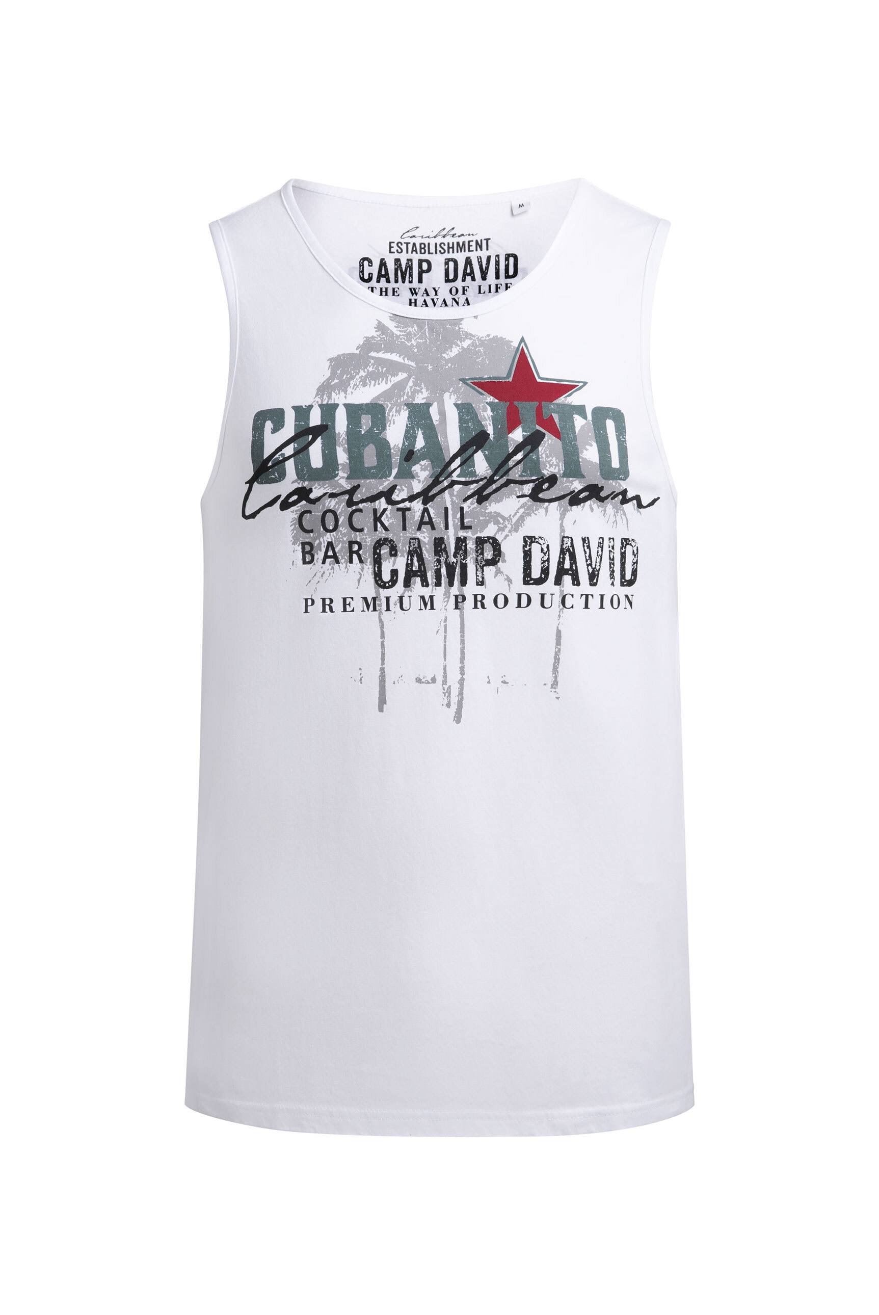 CAMP DAVID Tanktop aus Baumwolle