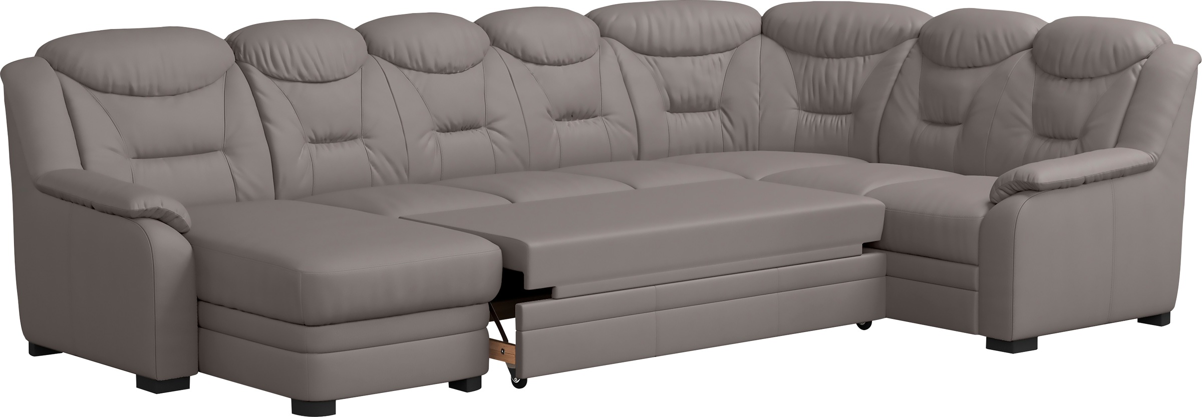 COTTA Wohnlandschaft »Marcus U-Form«, Bequeme Wohnlandschaft in klassischem Design mit hoher Rückenlehne