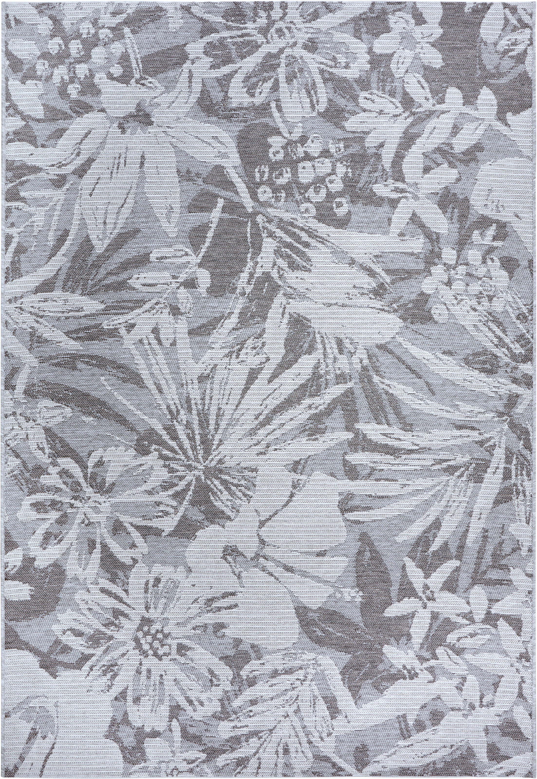 ELLE DECORATION Teppich »Lanao«, rechteckig, 4 mm Höhe, Flachgewebe, Florales Design, Strapazierfähig, Pflegeleicht