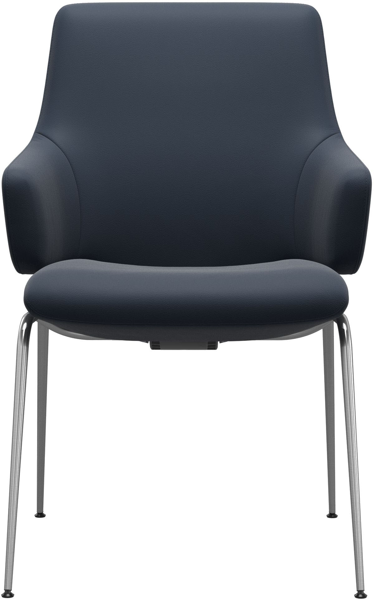 Stressless® Polsterstuhl »Laurel«, Leder PALOMA, Low Back mit Armlehne, Größe L, mit Beinen aus Stahl in Chrom glänzend