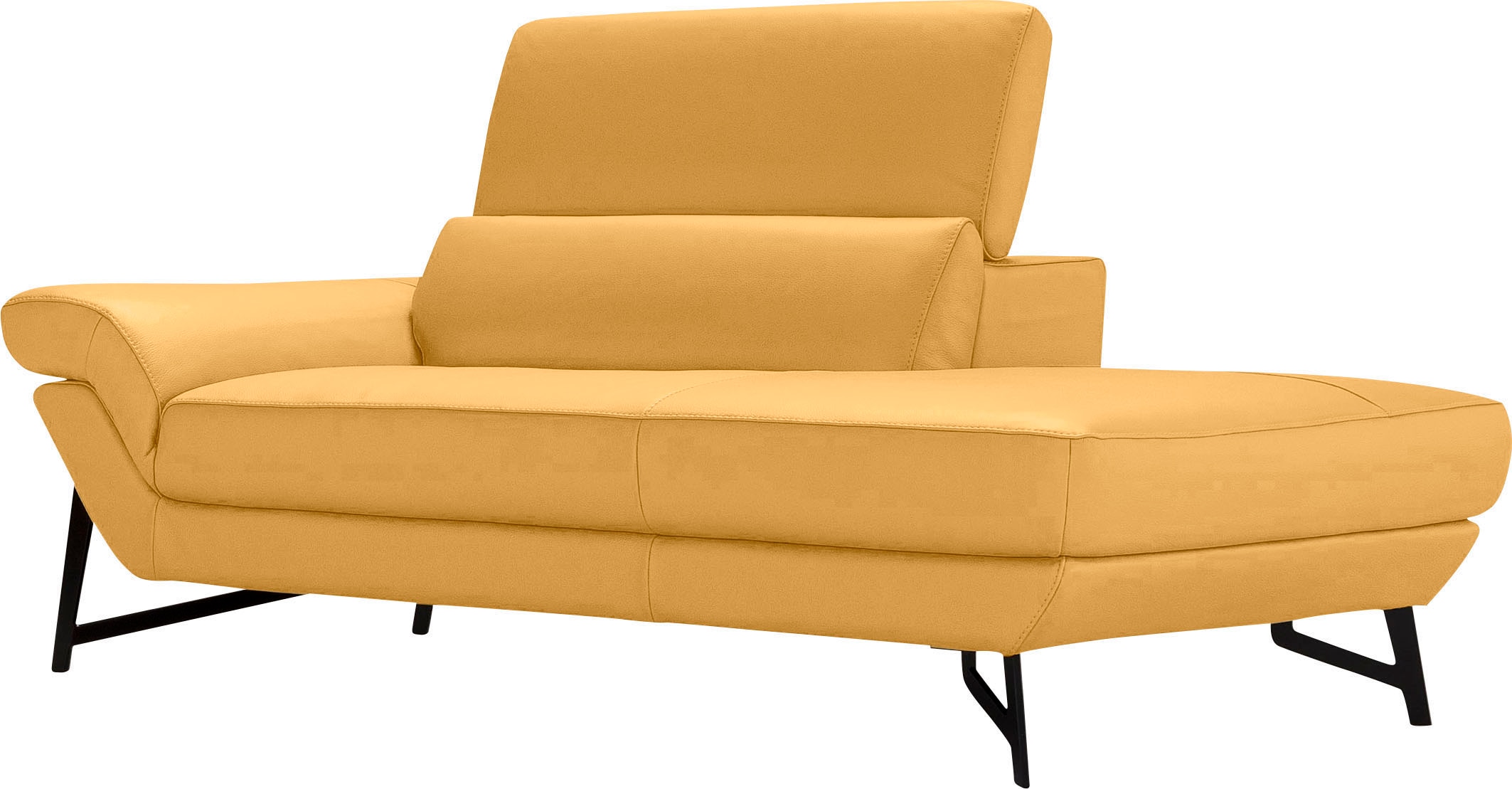 Egoitaliano Ottomane "Narcisa, Designsofa", mit verstellbarer Kopfstütze, Solitärmöbel als Blickfang