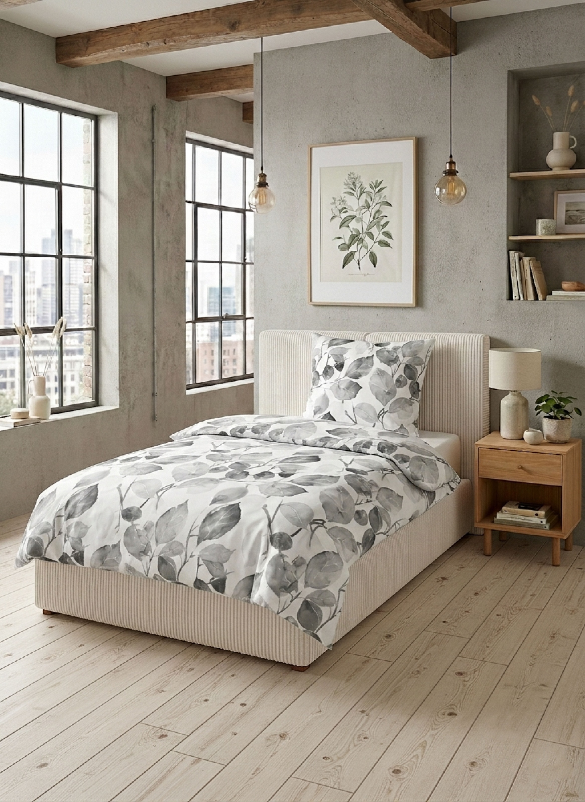 Biberna Bettwäsche »0007258 Premium Biber-Bettwäsche 100% Baumwolle ab Größe 135x200 cm« 2 wärmend & weich, Reißverschluss, Winterbettwäsche, geblümt