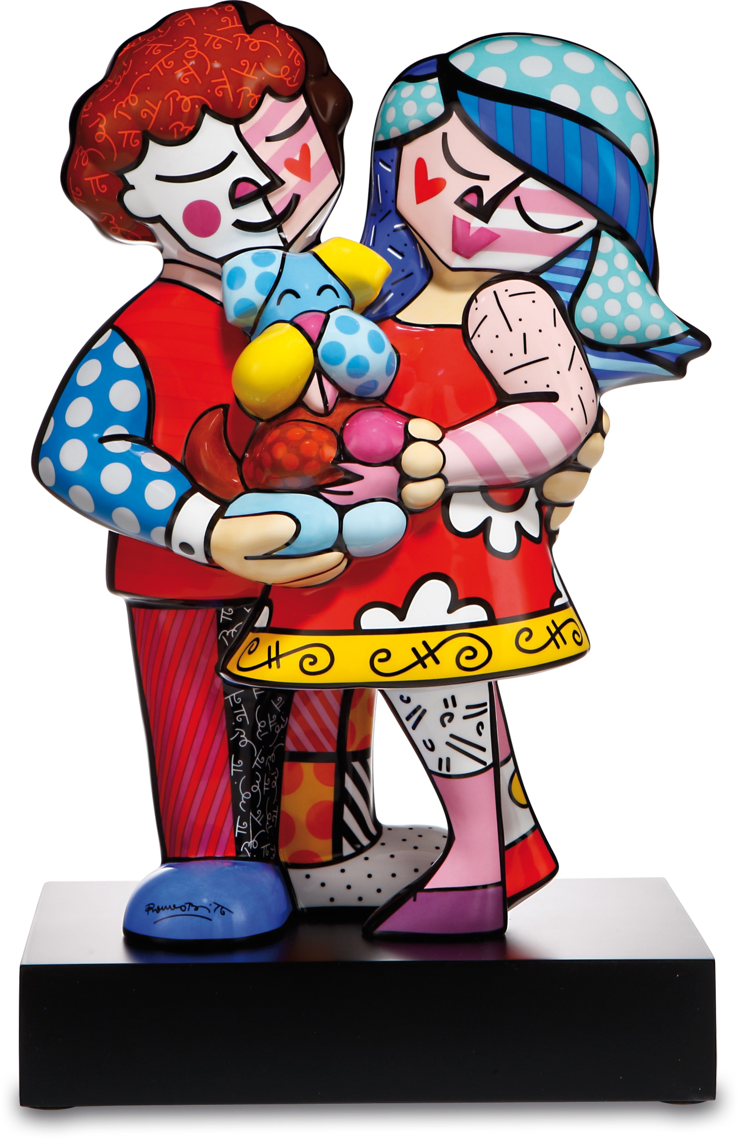 Goebel Sammelfigur "Figur Romero Britto - "Pets Love""