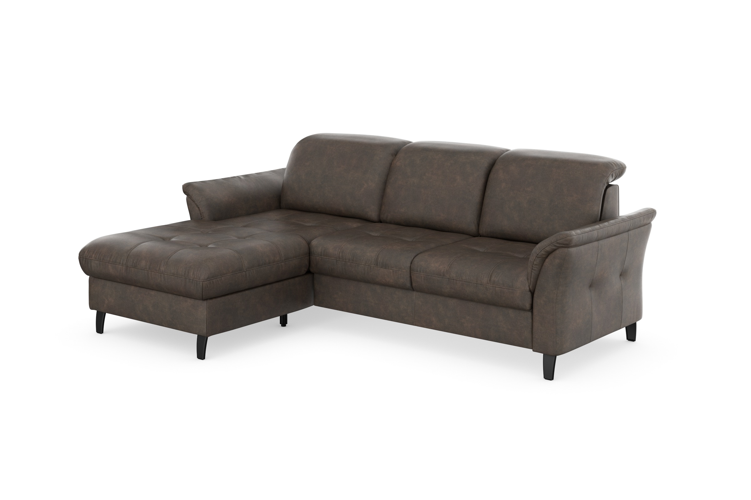 Thumbnail - sit&more Ecksofa "Maggiore L-Form" wahlweise mit Kopfteilverstellung, Bettfunktion und Bettkasten