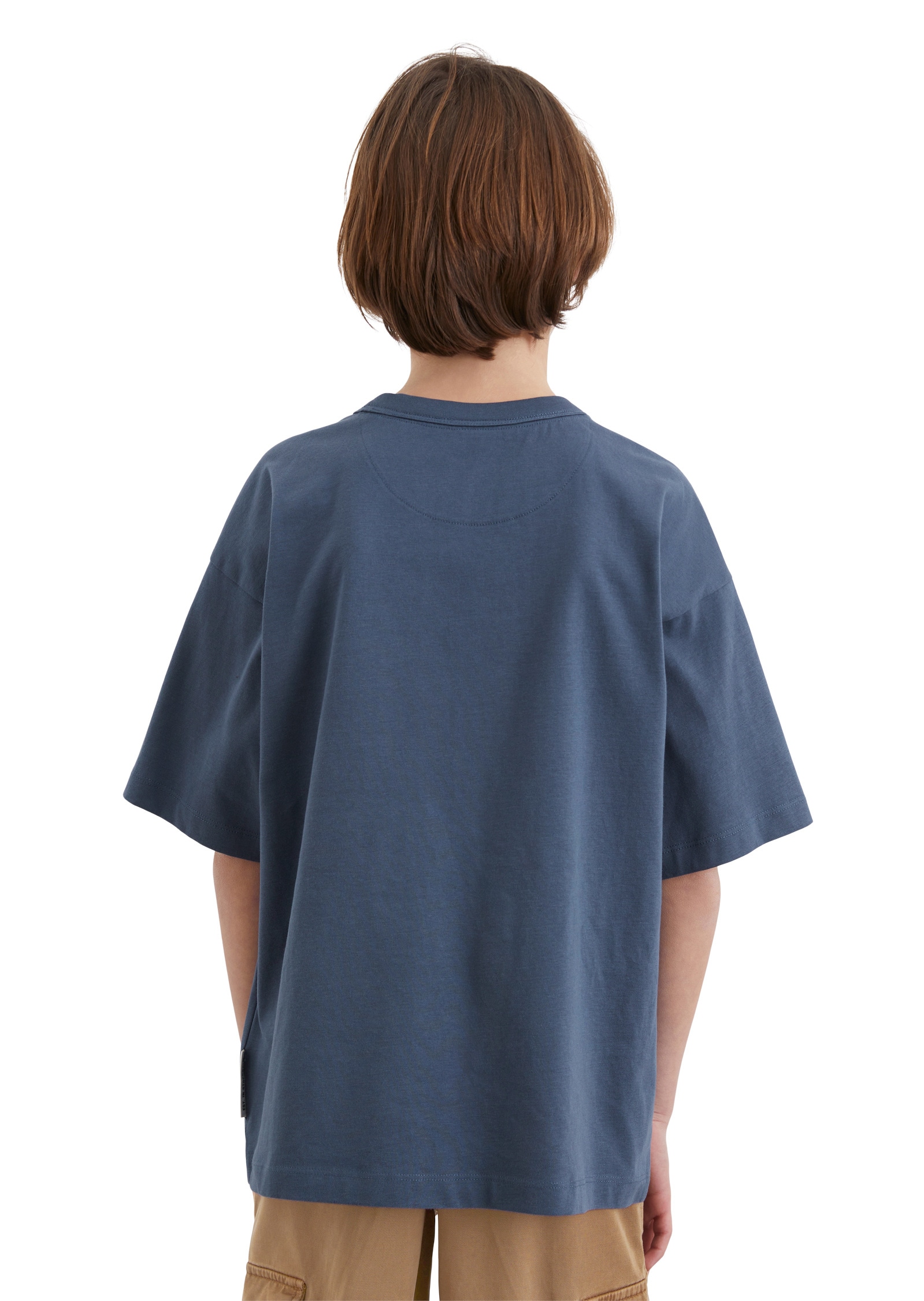 Marc O'Polo T-Shirt »mit gesticktem Brustprint«