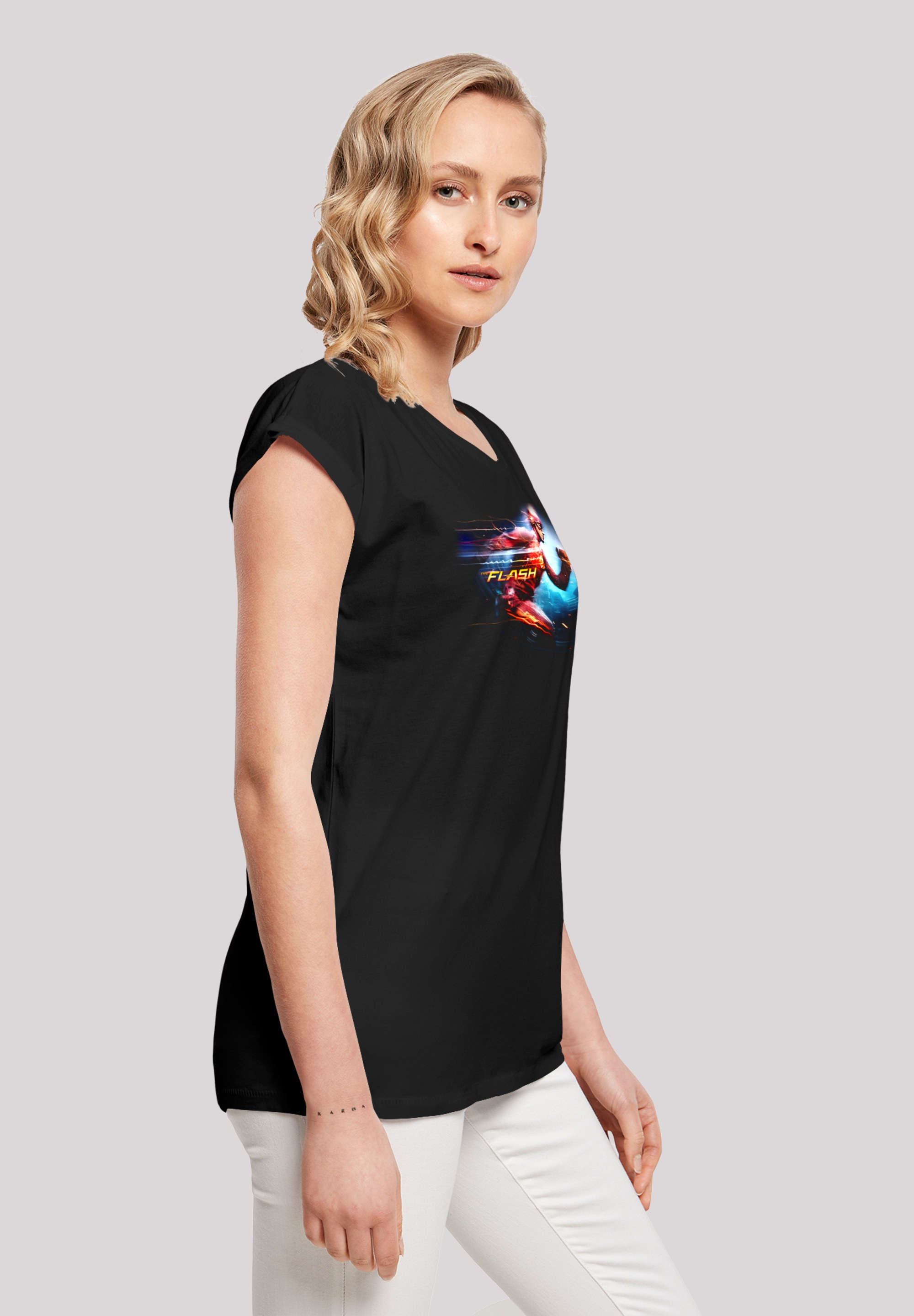 F4NT4STIC T-Shirt »DC Comics The Flash Sparks«, Print